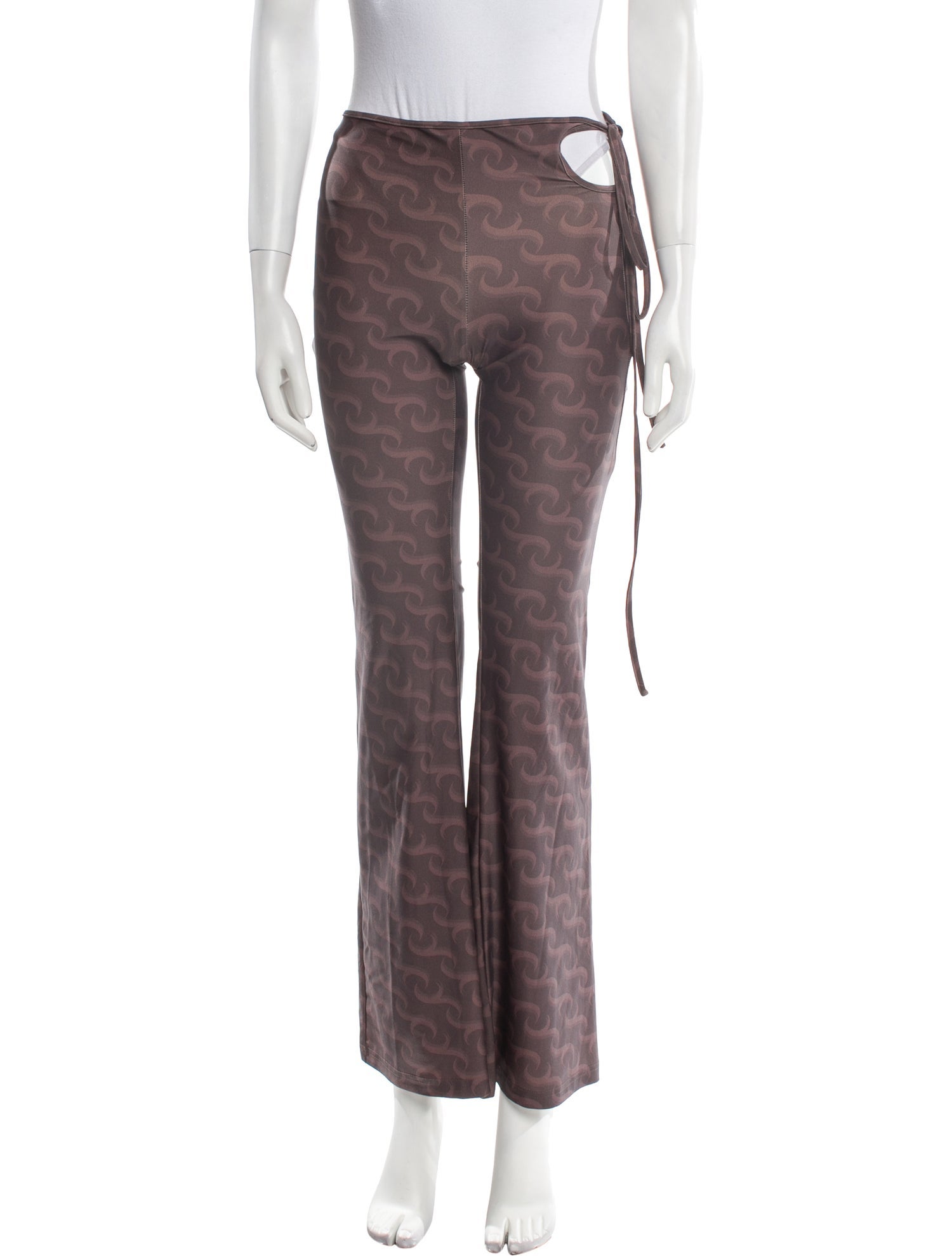 Jade Cropper Printed Wide Leg Pants