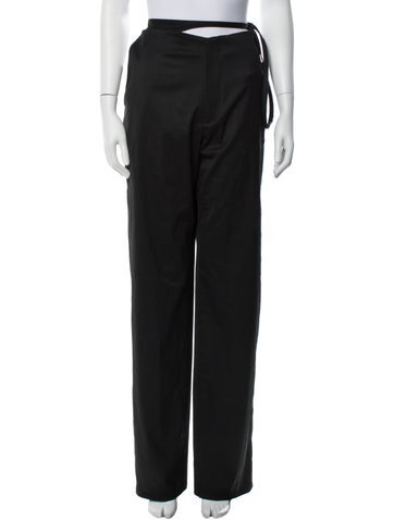 Pre-owned Jade Cropper Wide Leg Pants In Black