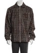 Pop Trading Company Plaid Print Moto Jacket