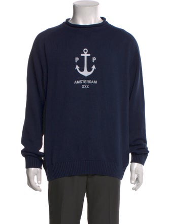 Pop Trading Company Graphic Print Crew Neck Pullover