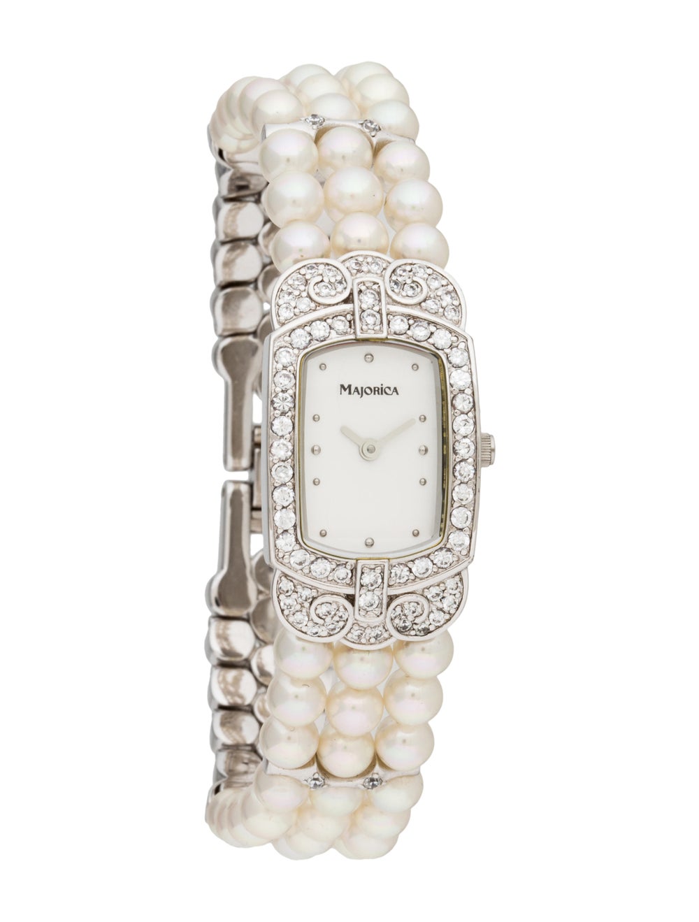 Majorica Pearl Bracelet Watch MW05B05 The RealReal