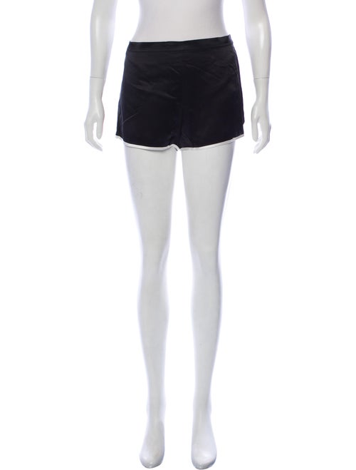 Fleur Du Mal Satin High-Rise Mini Shorts w/ Tags B