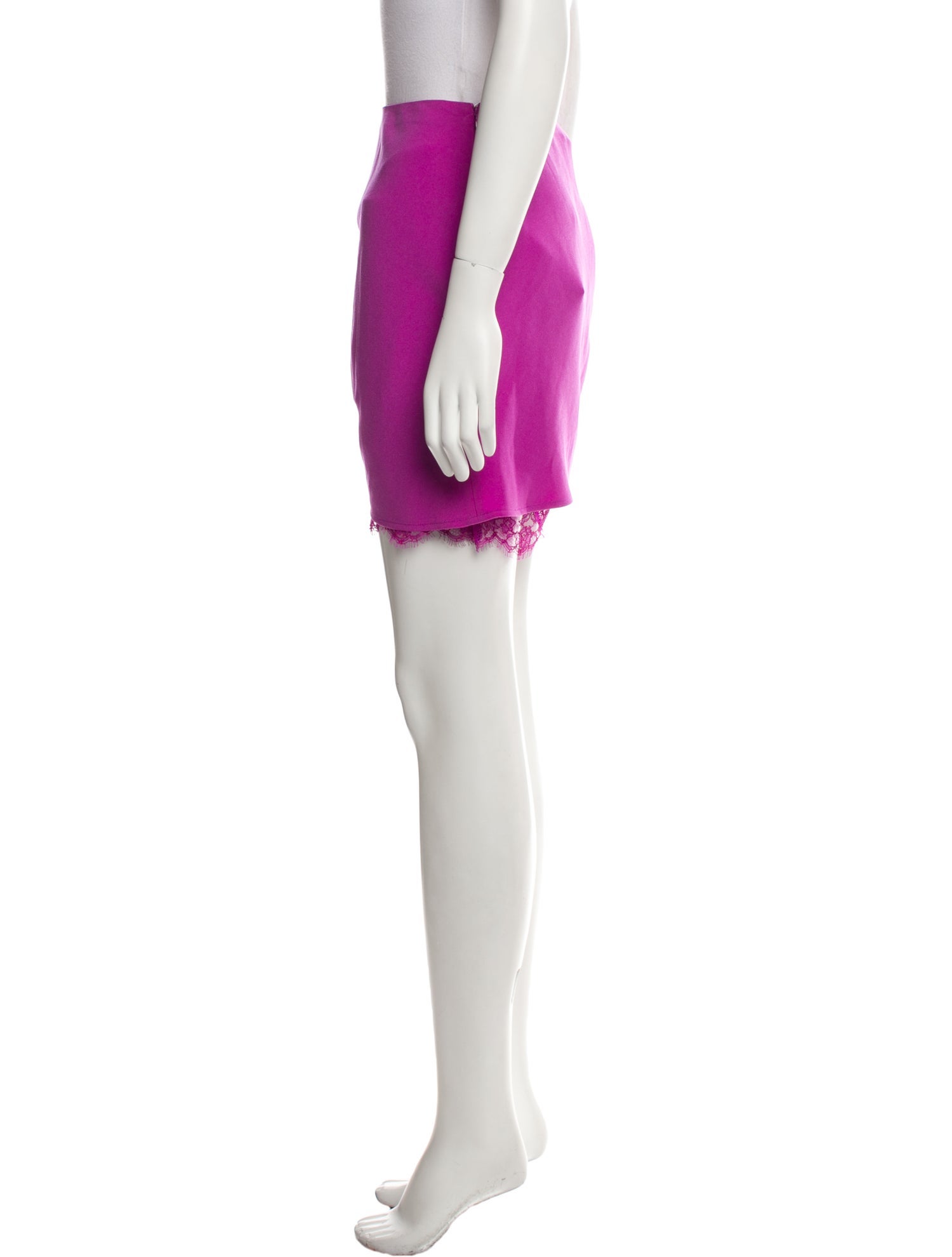 Fleur Du Mal Lace Trim Embellishment Mini Skirt w/ Tags