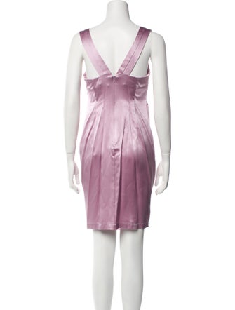 Fleur Du Mal Silk Knee-Length Dress