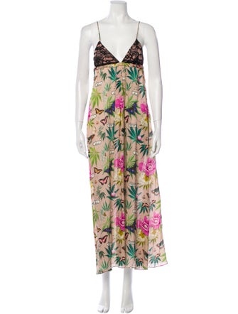 Fleur Du Mal Silk Long Dress