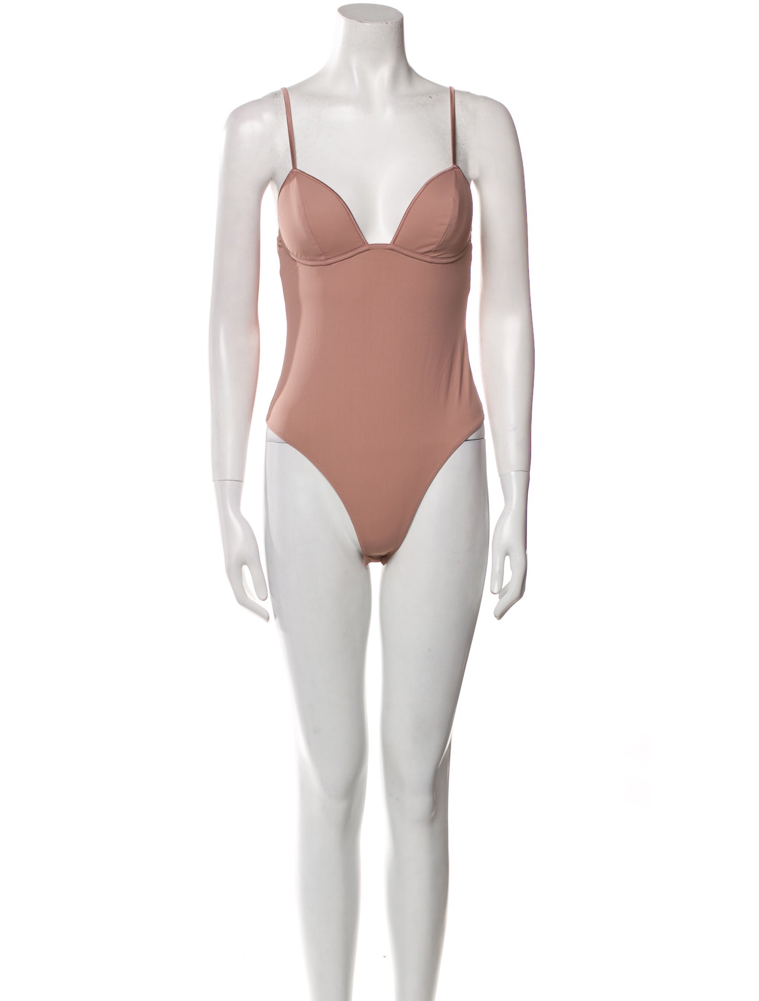 Fleur Du Mal Square Neckline Sleeveless Bodysuit