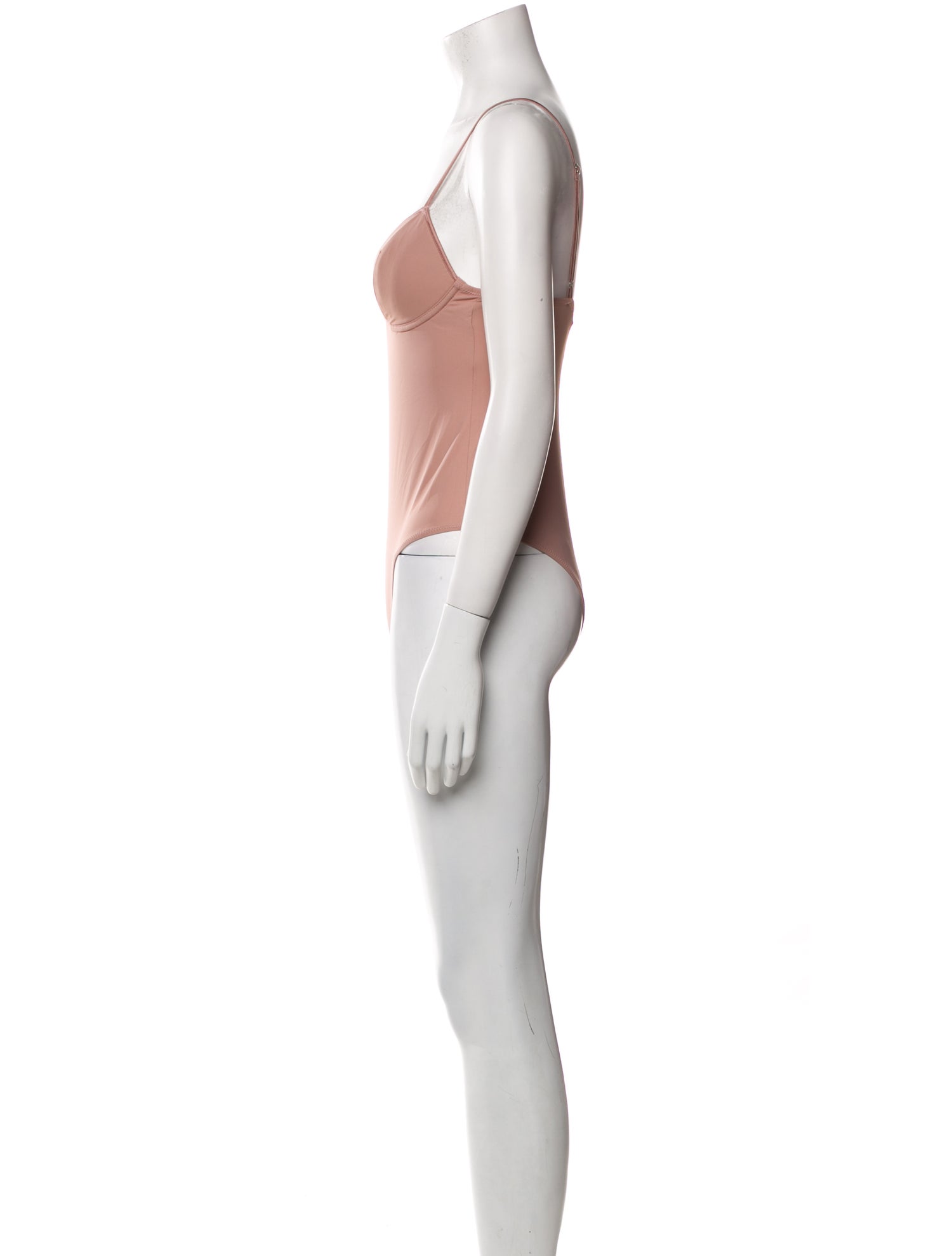 Fleur Du Mal Square Neckline Sleeveless Bodysuit