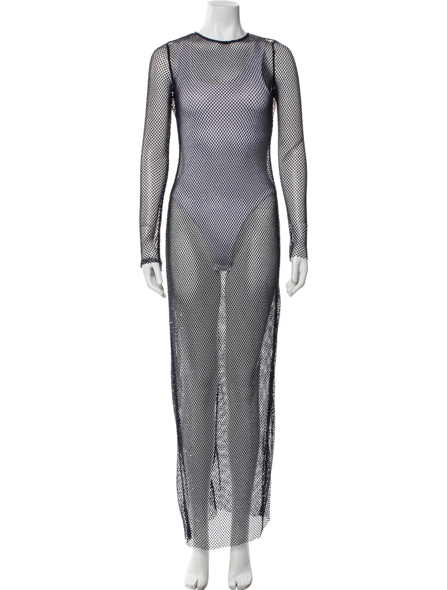 Fleur Du Mal Crew Neck Long Dress