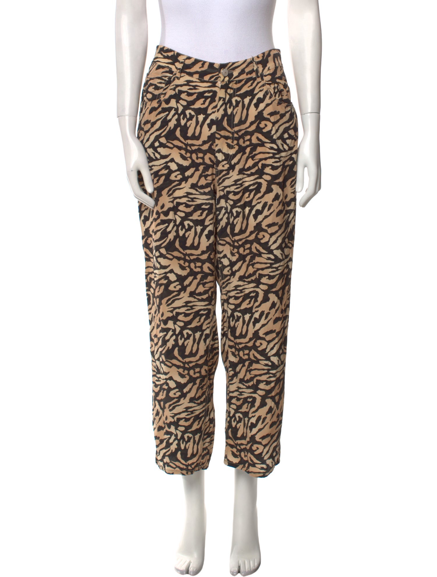 Fleur Du Mal Silk Wide Leg Pants