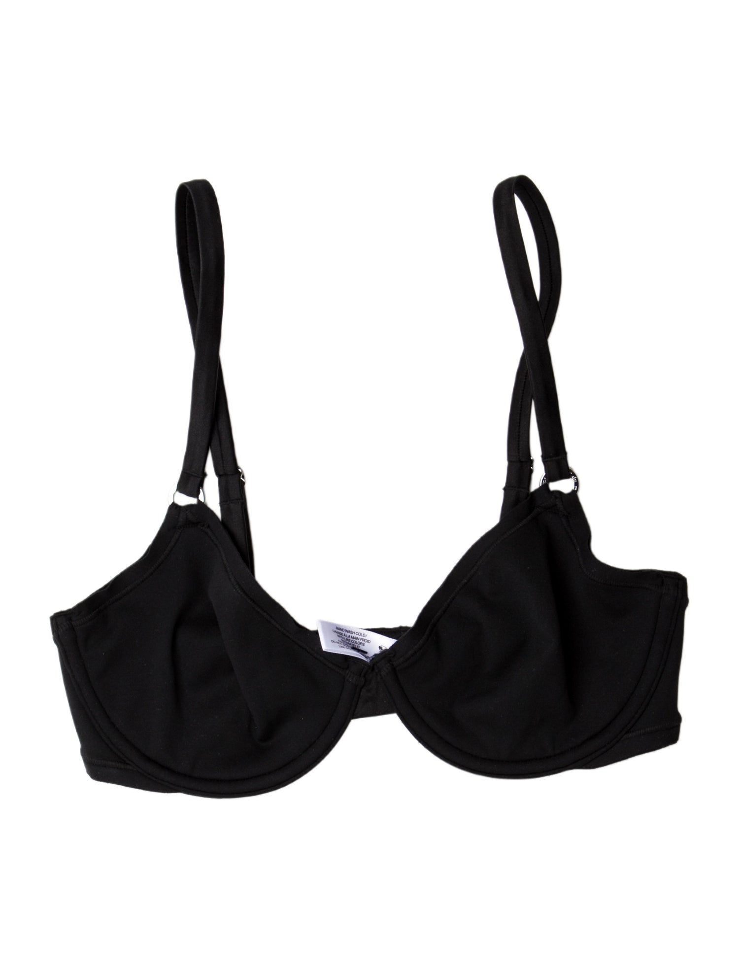 Fleur Du Mal Nylon V-Neck Crop Top w/ Tags