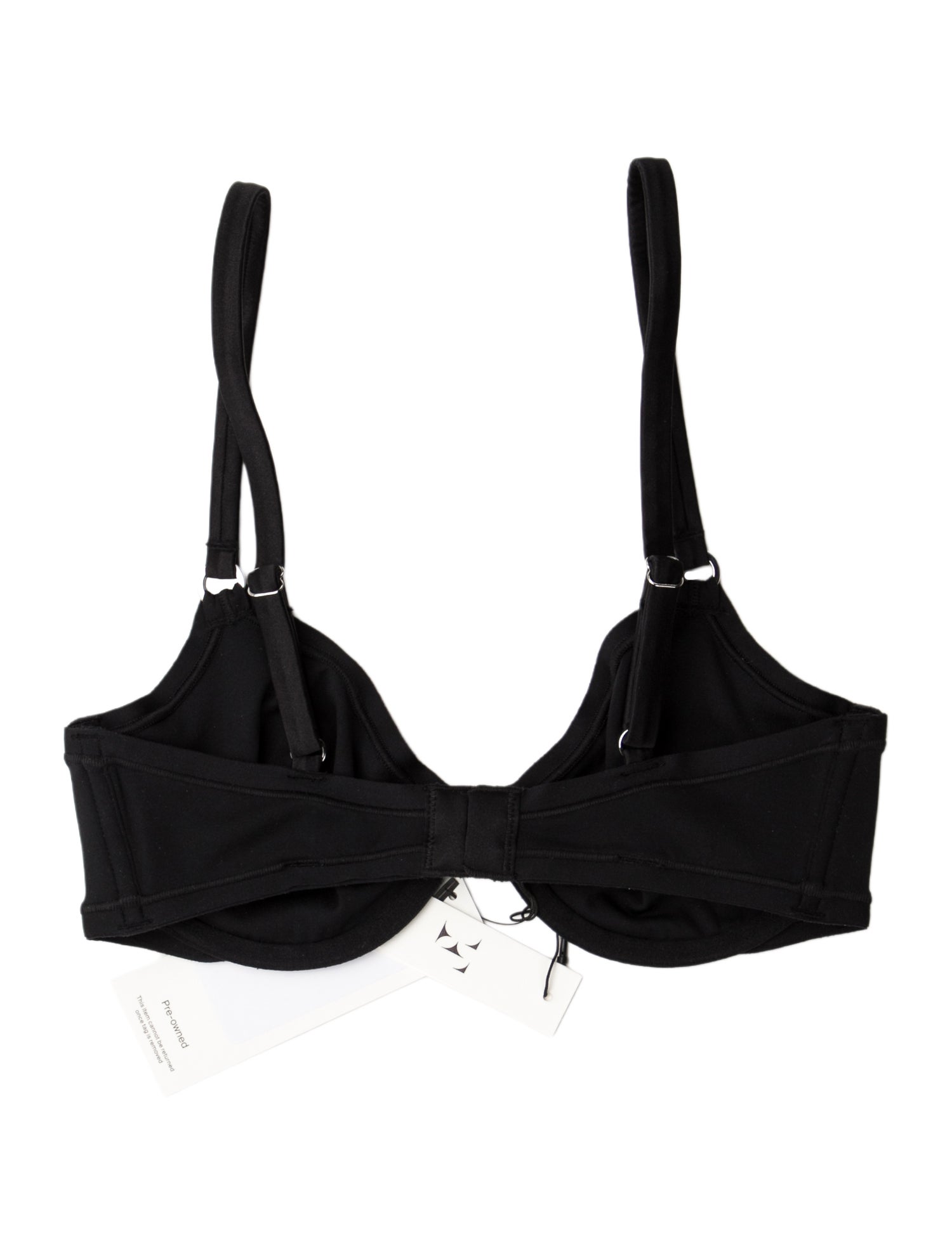 Fleur Du Mal Nylon V-Neck Crop Top w/ Tags