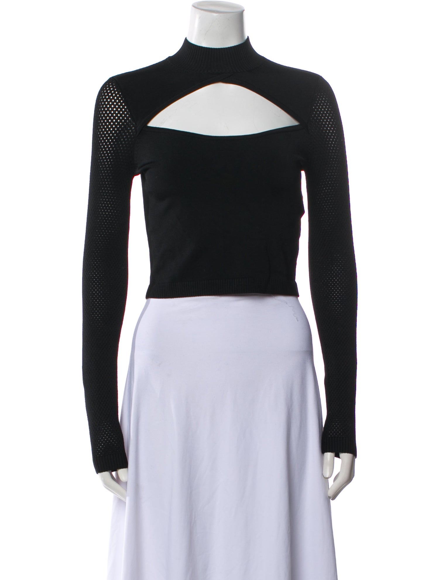 Fleur Du Mal Mock Neck Sweater