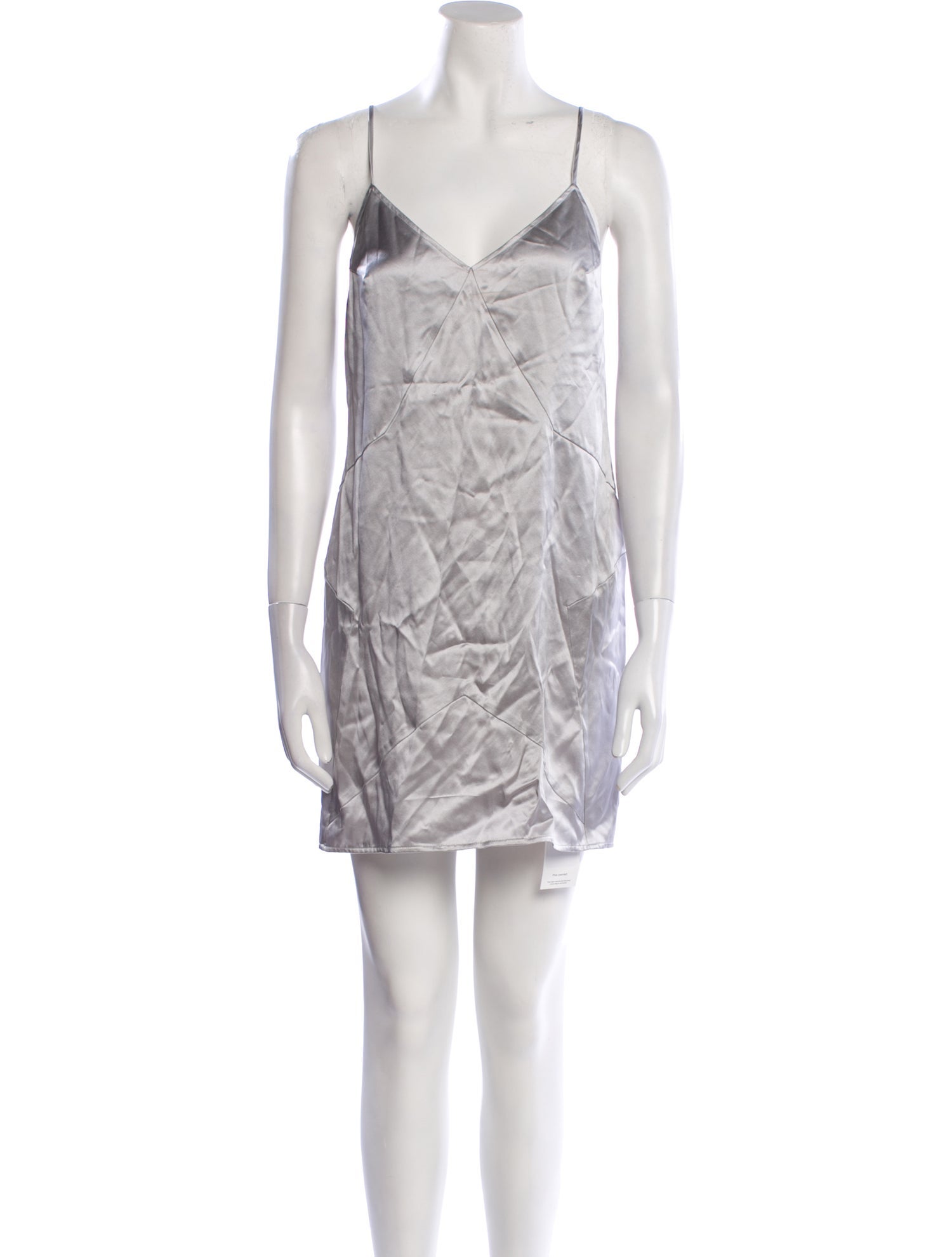 Fleur Du Mal Silk Lace Trim Embellishment Nightgown