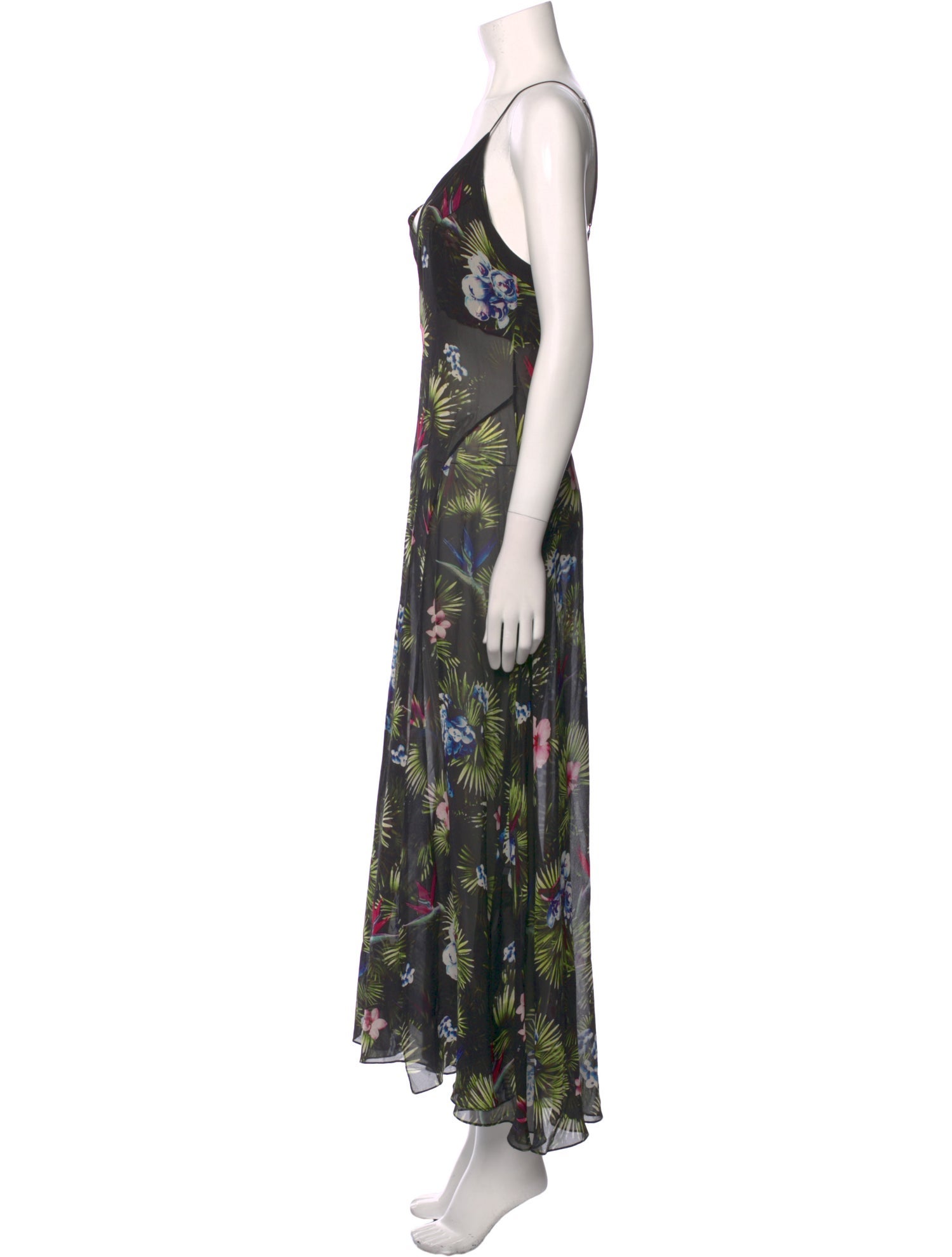 Fleur Du Mal Silk Long Dress