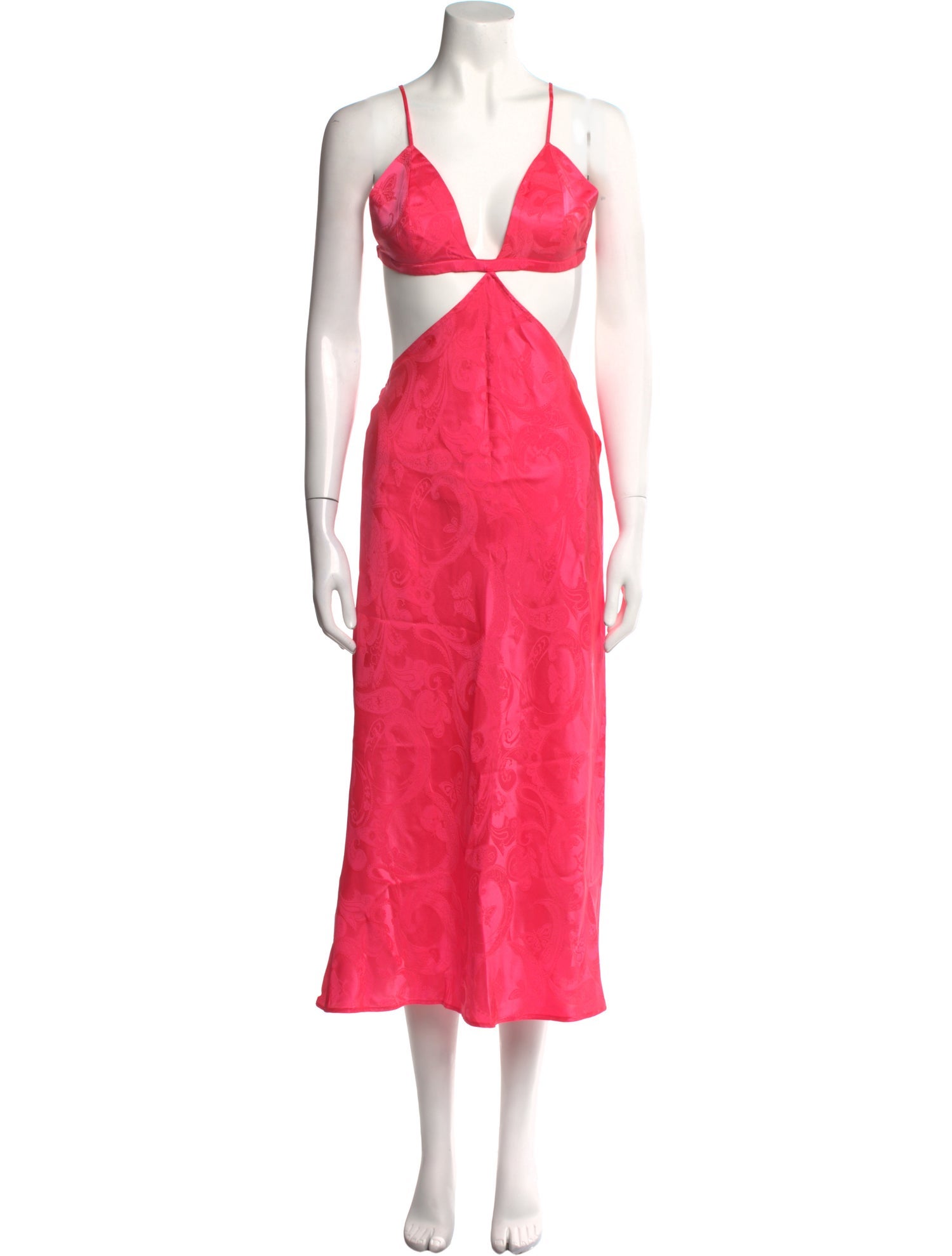 Fleur Du Mal Silk Midi Length Dress