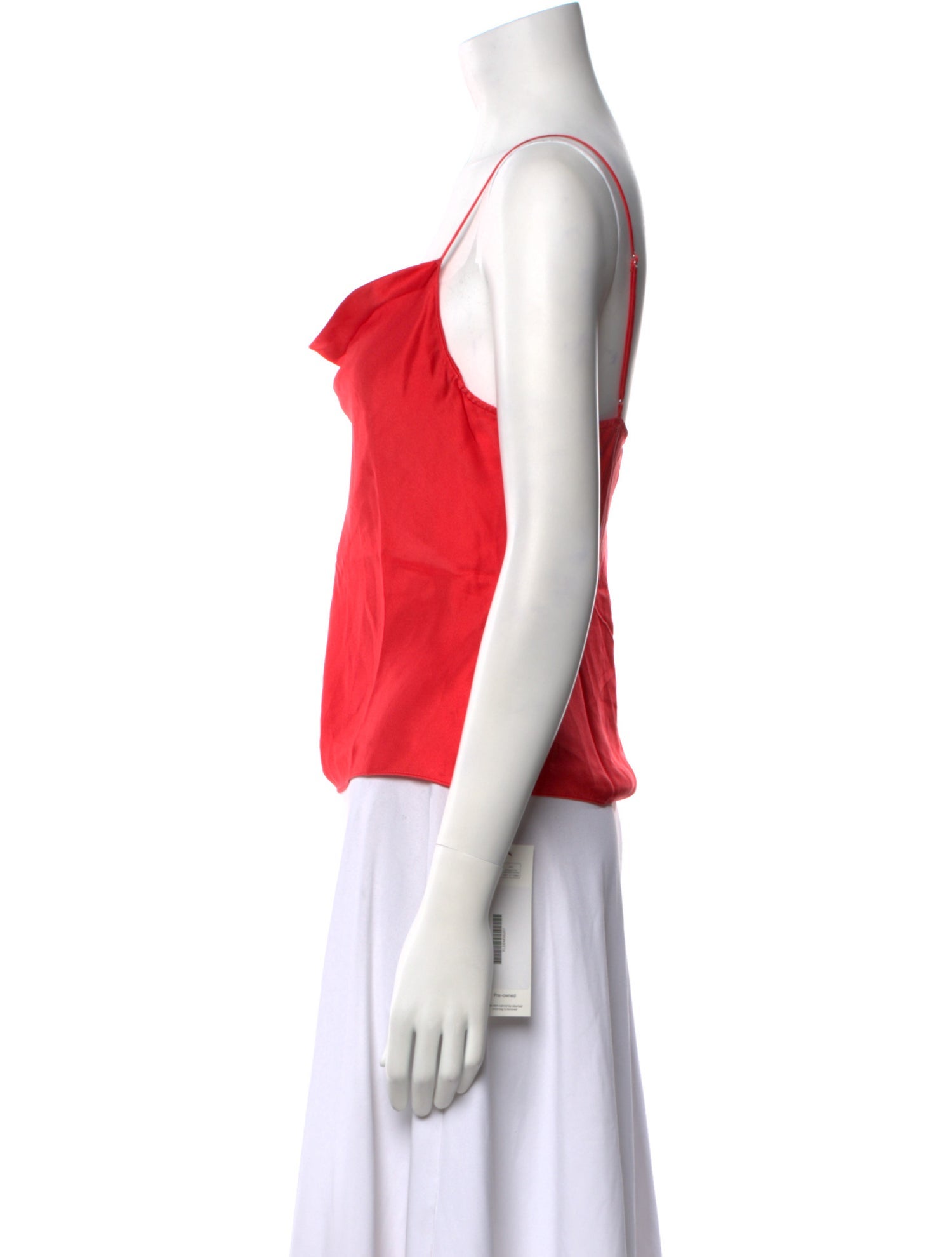 Fleur Du Mal Silk Cowl Neck Top