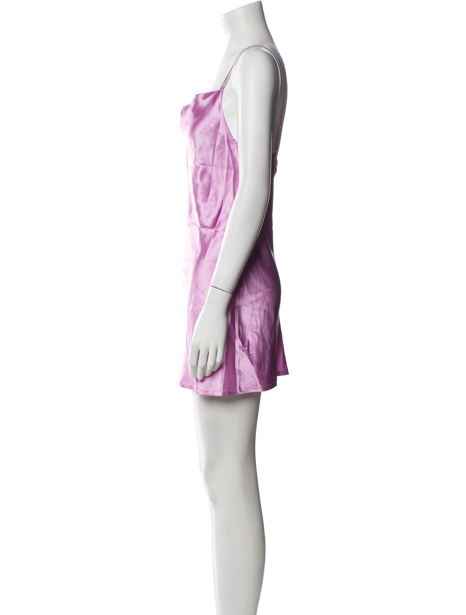 Fleur Du Mal Silk Mini Dress