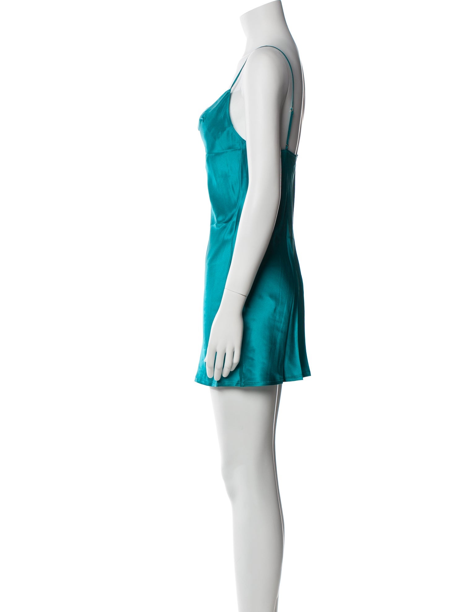Fleur Du Mal Silk Mini Dress