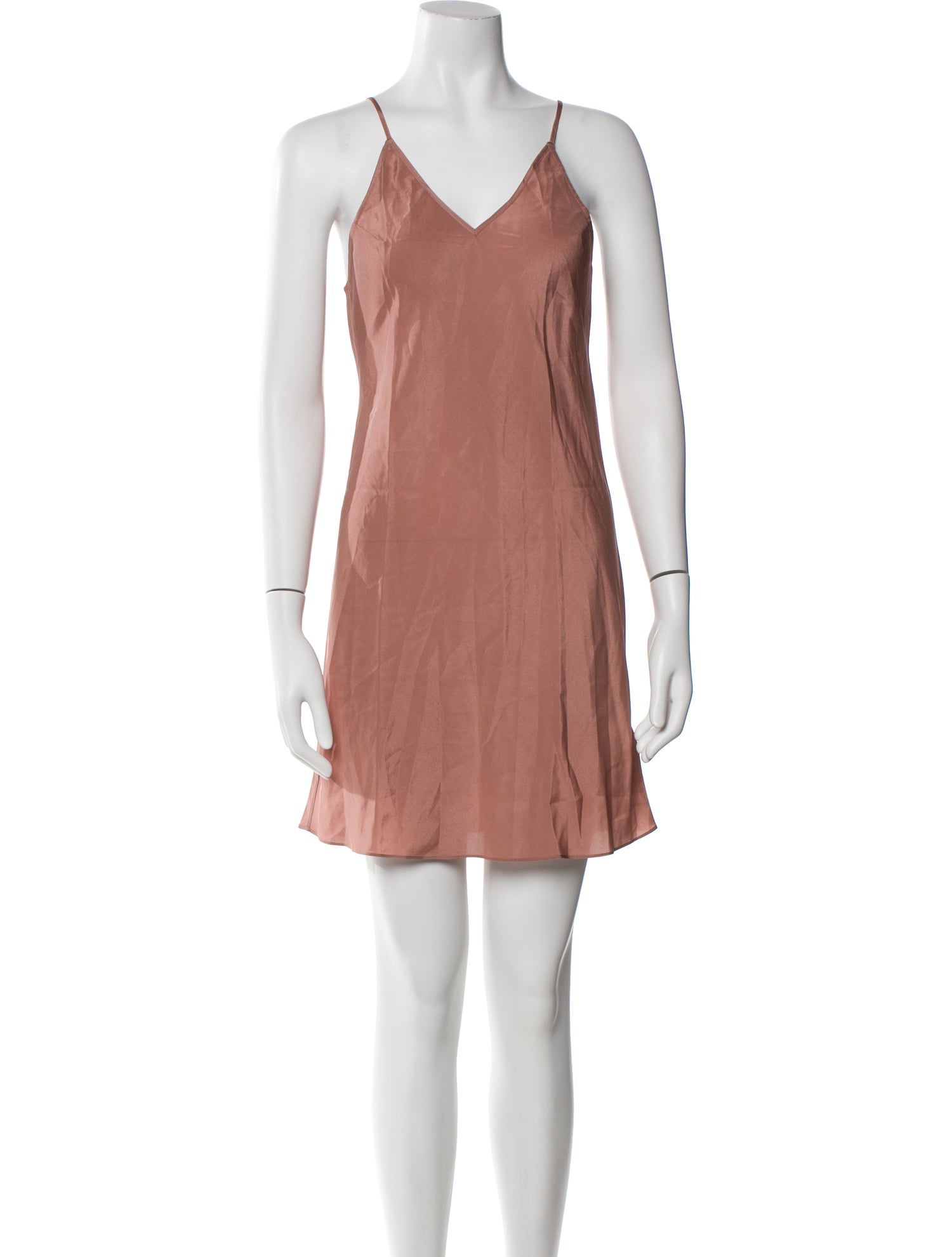 Fleur Du Mal Silk Mini Dress