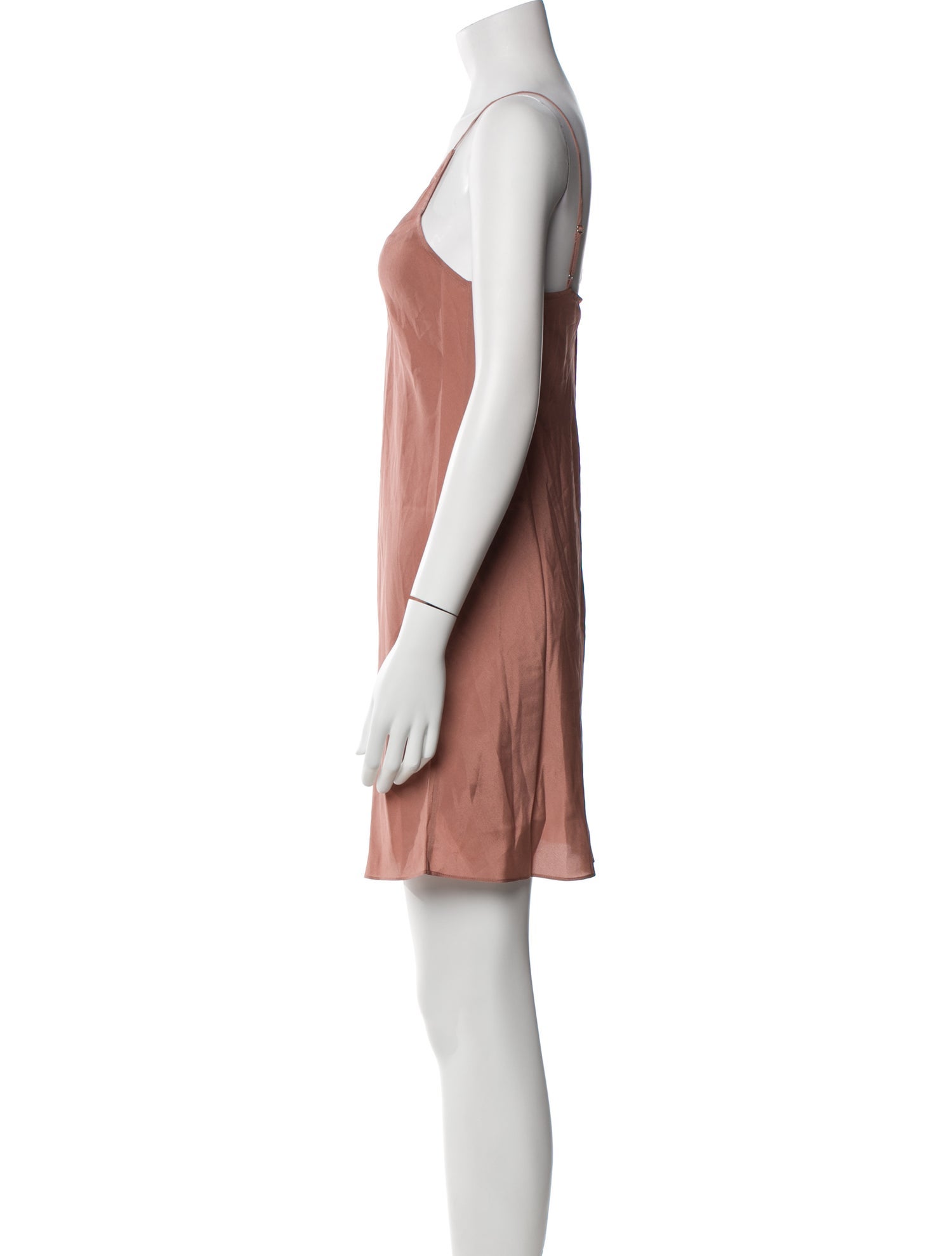 Fleur Du Mal Silk Mini Dress