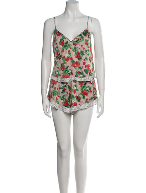 Fleur Du Mal Printed Short Set