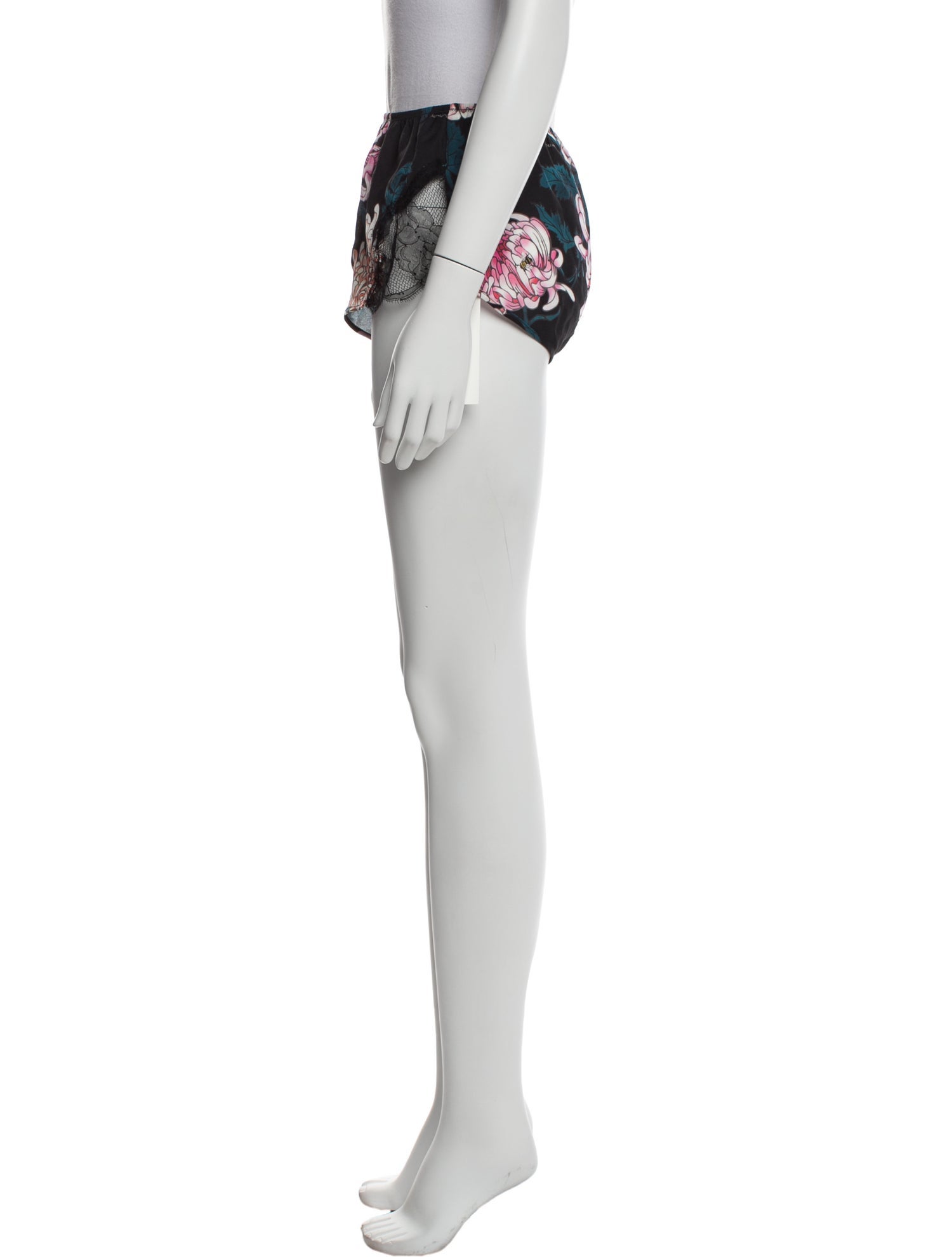 Fleur Du Mal Silk Mini Shorts