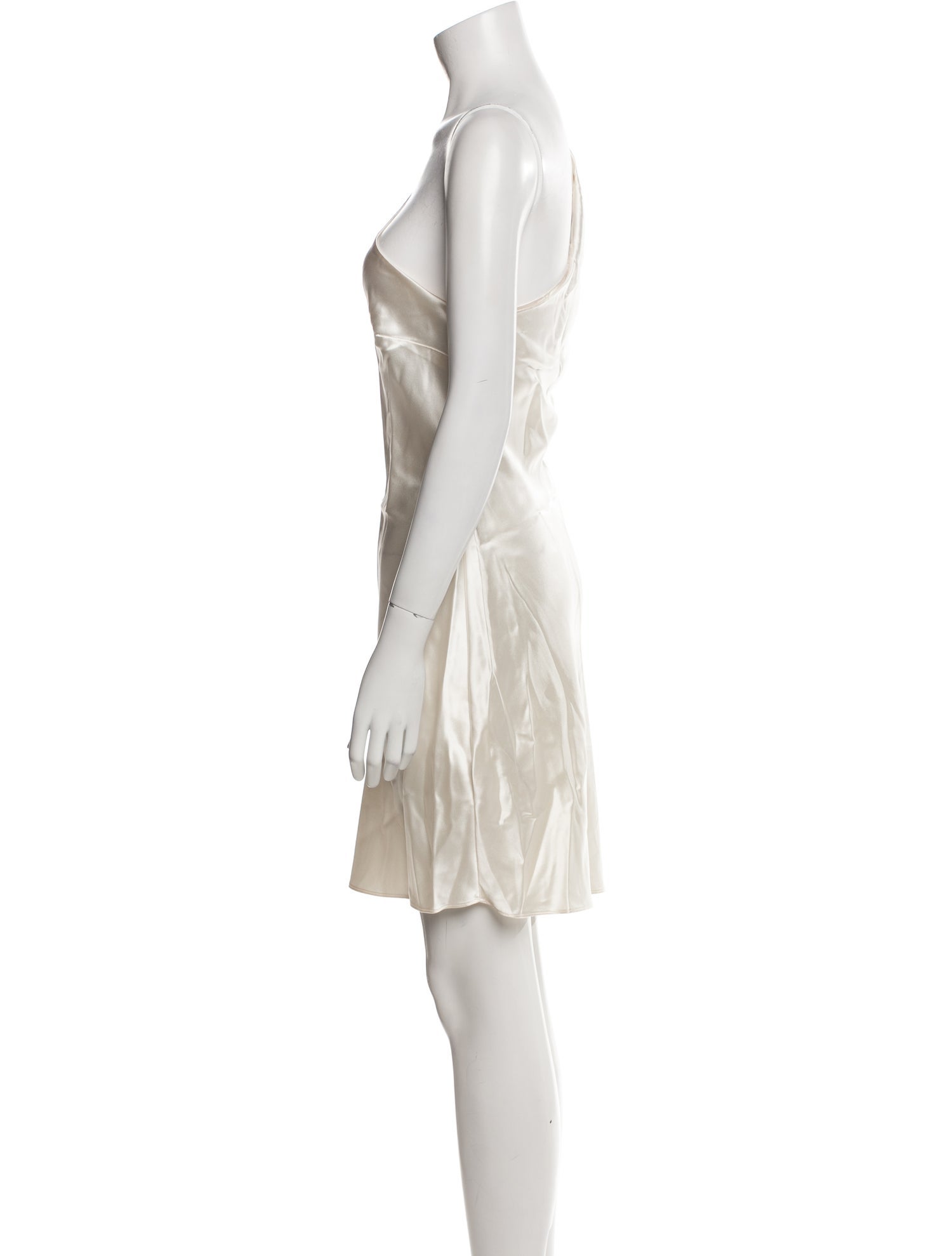 Fleur Du Mal Silk Mini Dress