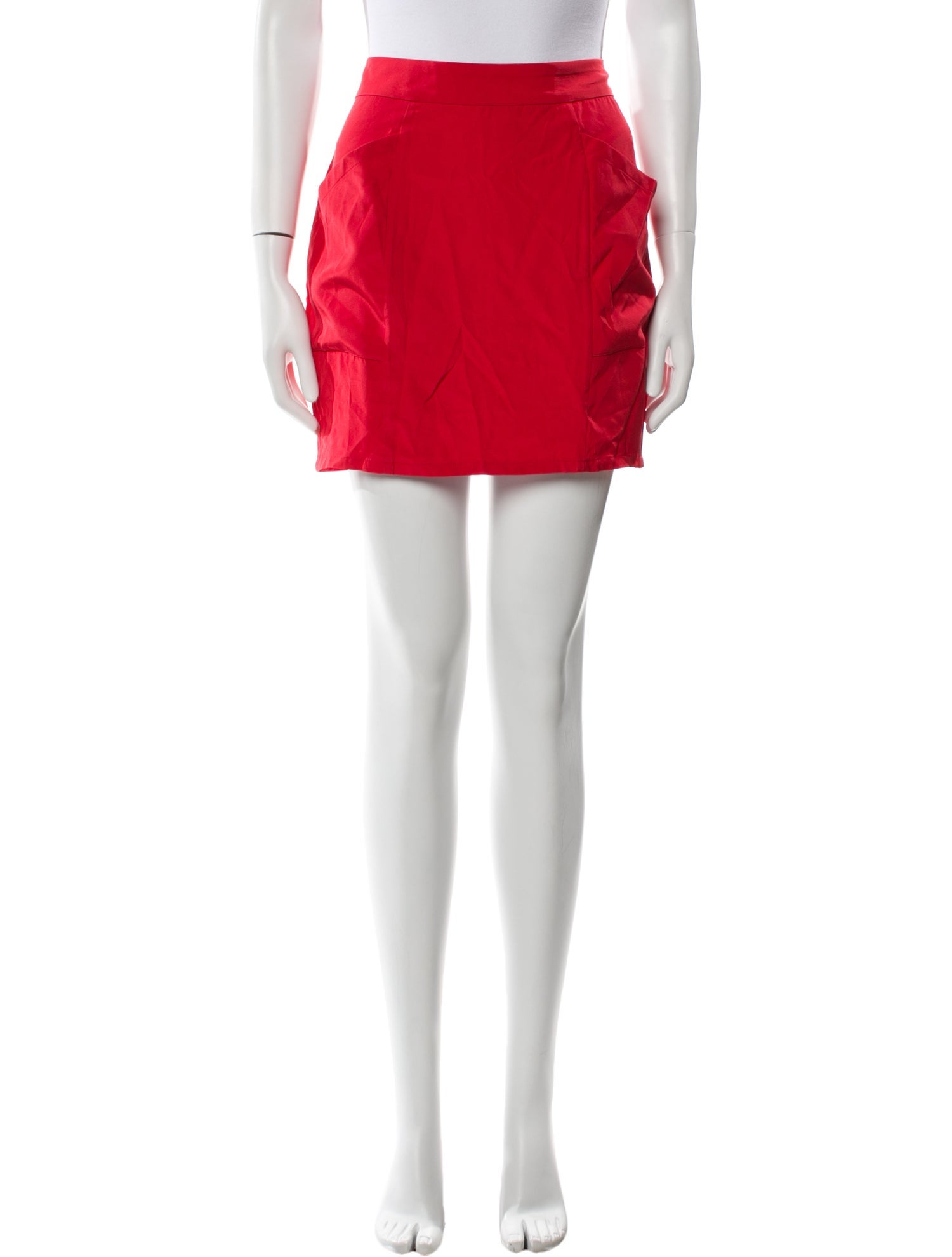 Fleur Du Mal Silk Mini Skirt