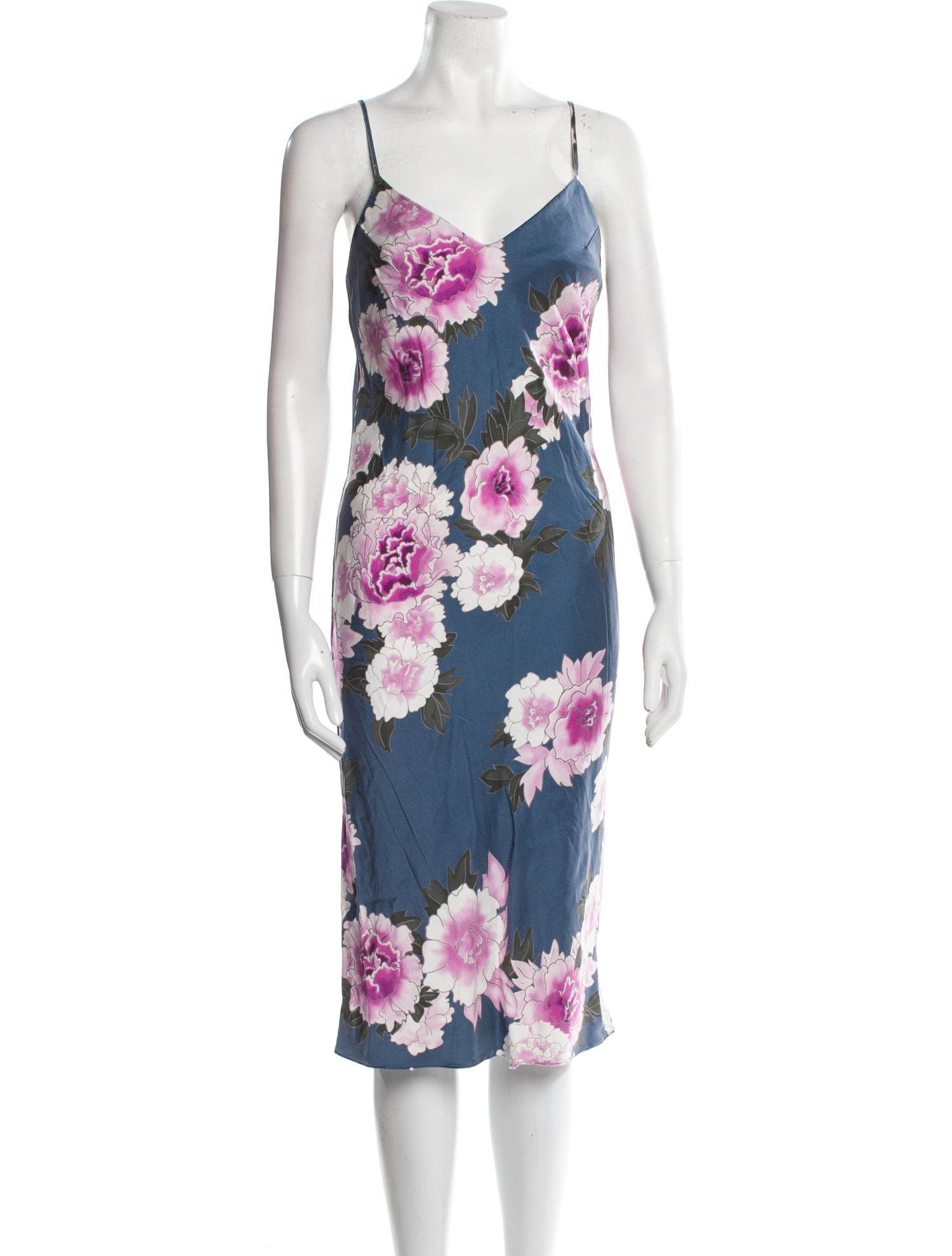 Fleur Du Mal Silk Midi Length Dress