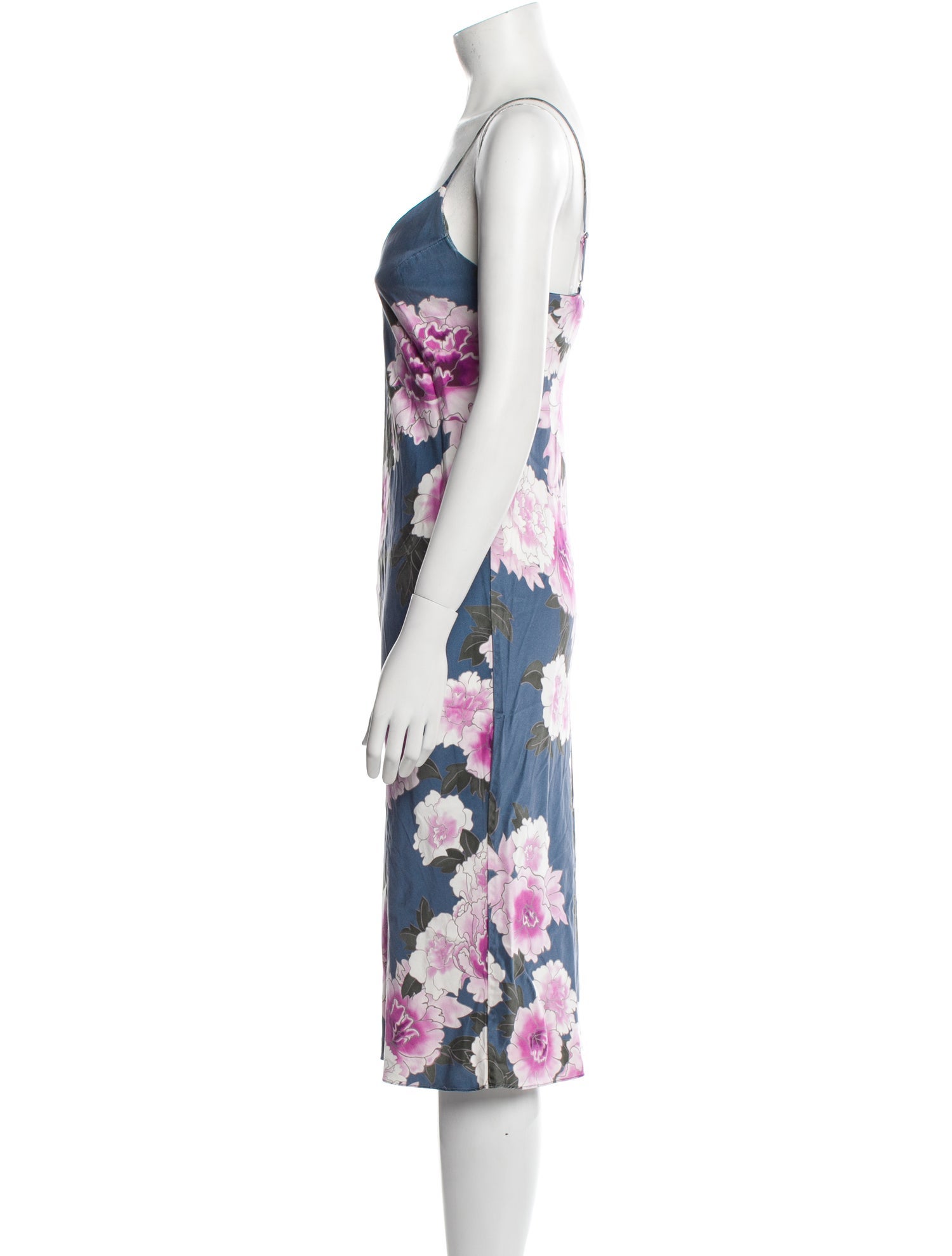 Fleur Du Mal Silk Midi Length Dress