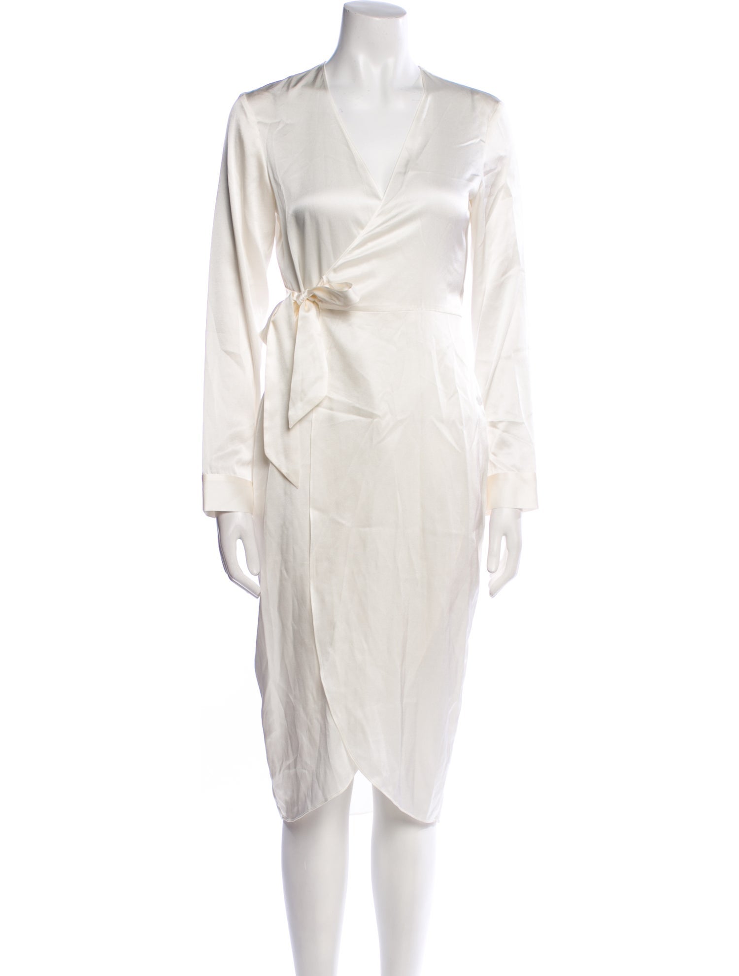 Fleur Du Mal Silk Knee-Length Dress