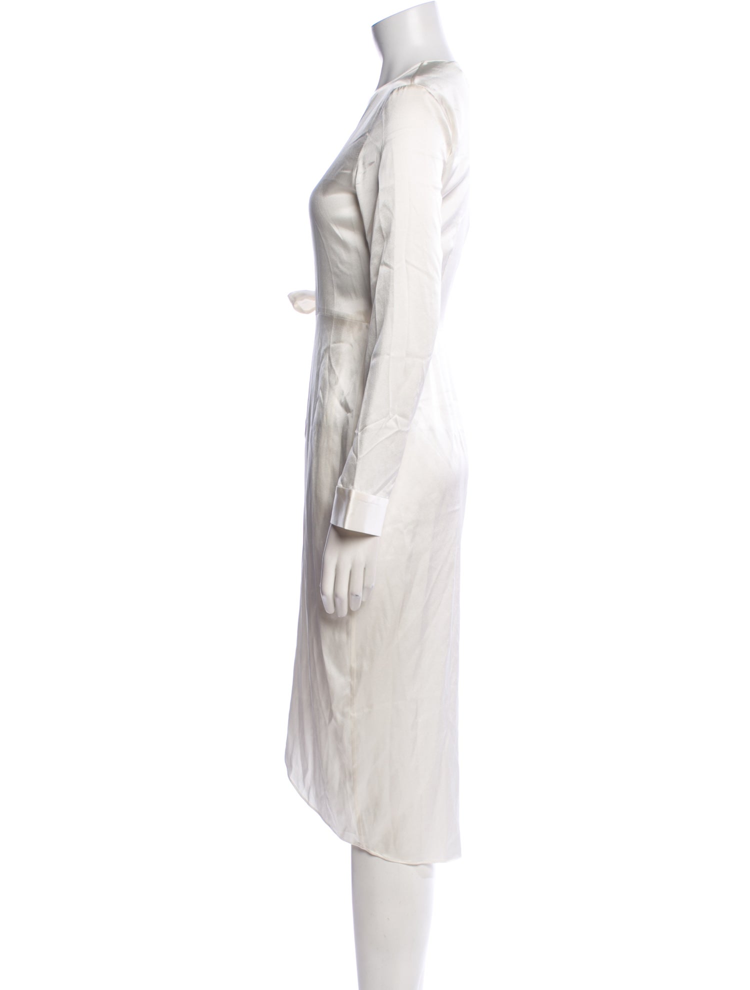 Fleur Du Mal Silk Knee-Length Dress