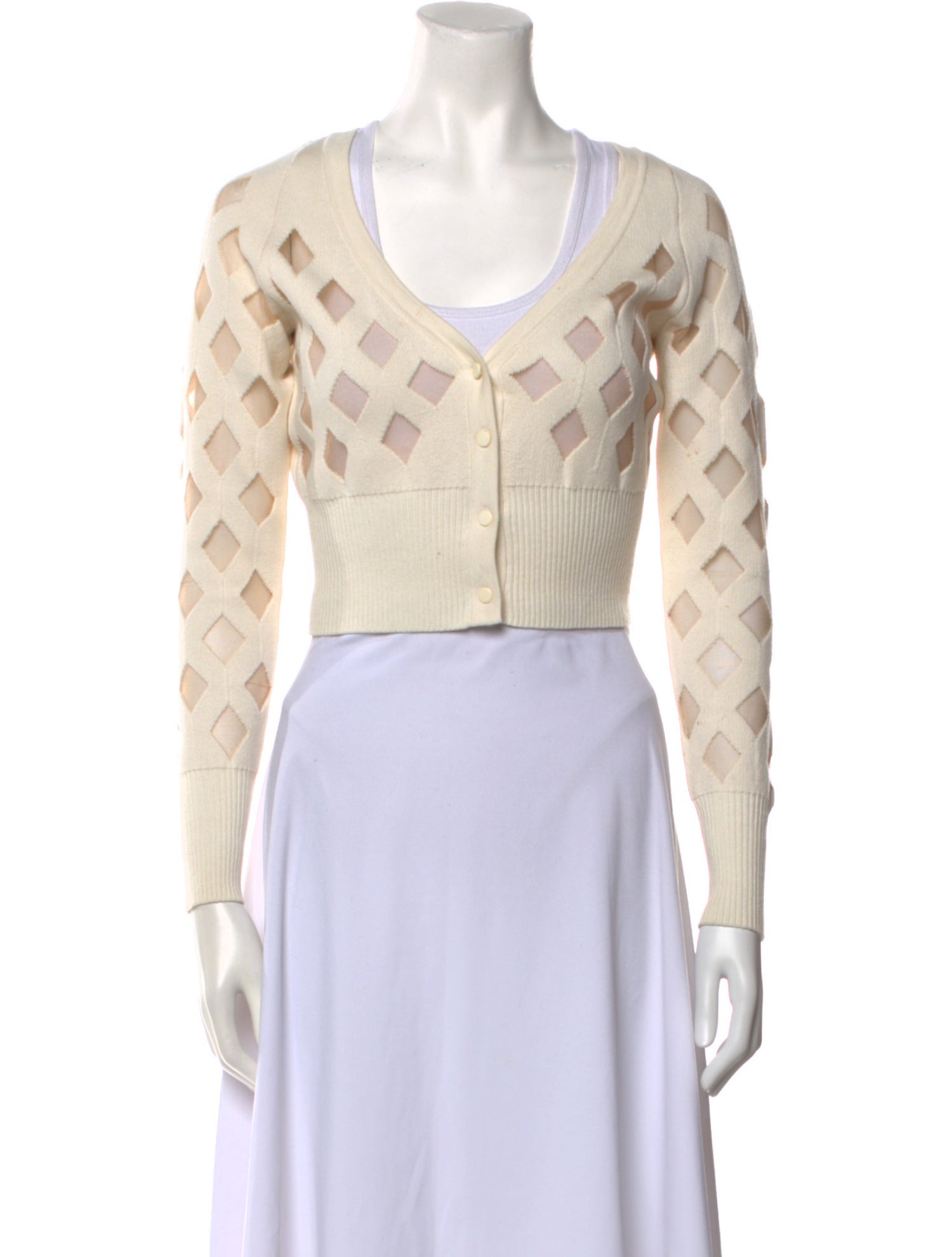 Fleur Du Mal V-Neck Sweater