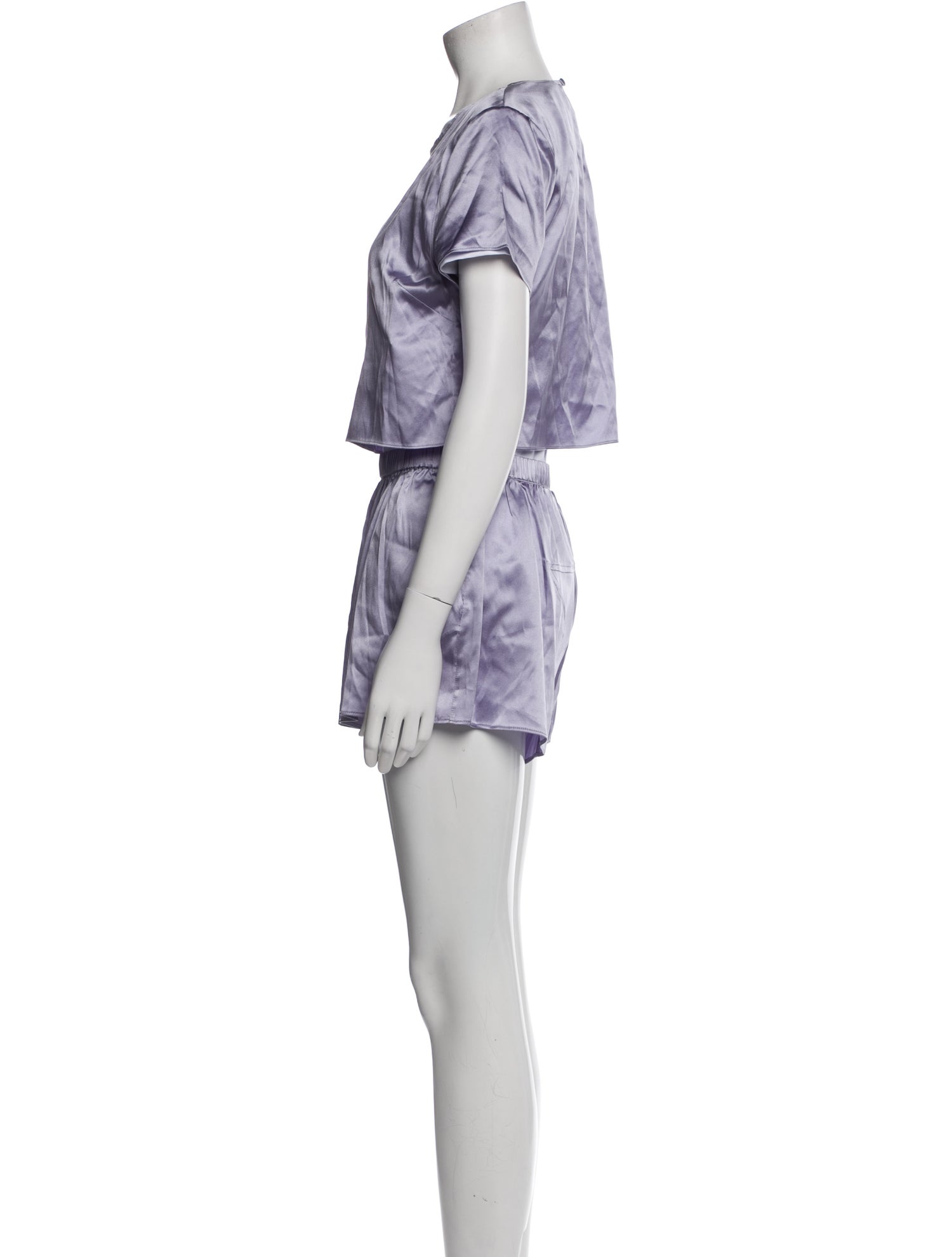 Fleur Du Mal Silk Short Set