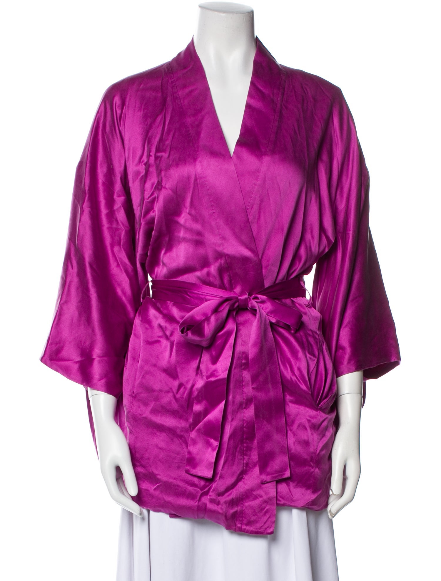Fleur Du Mal Silk Robe