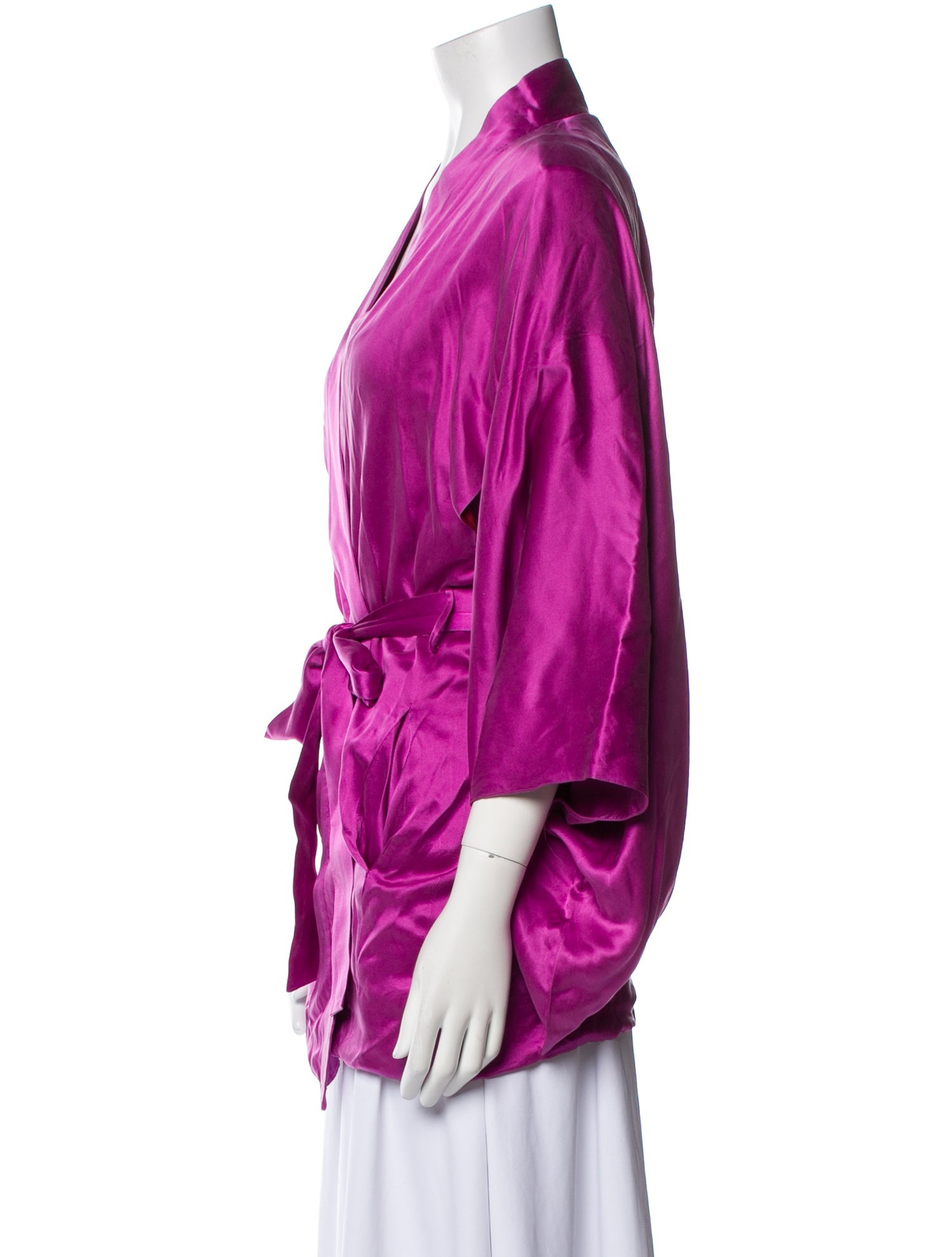 Fleur Du Mal Silk Robe