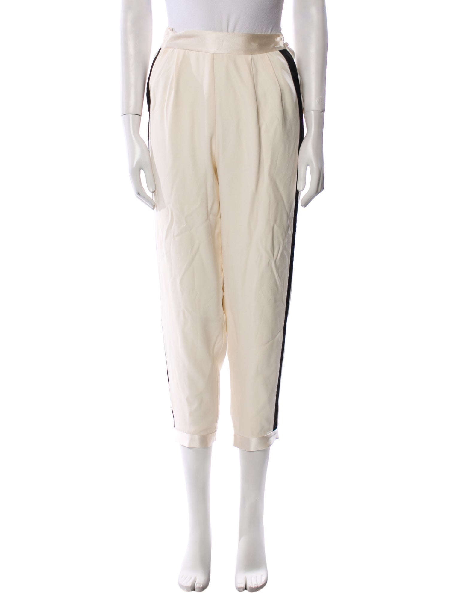 Fleur Du Mal Silk Straight Leg Pants w/ Tags