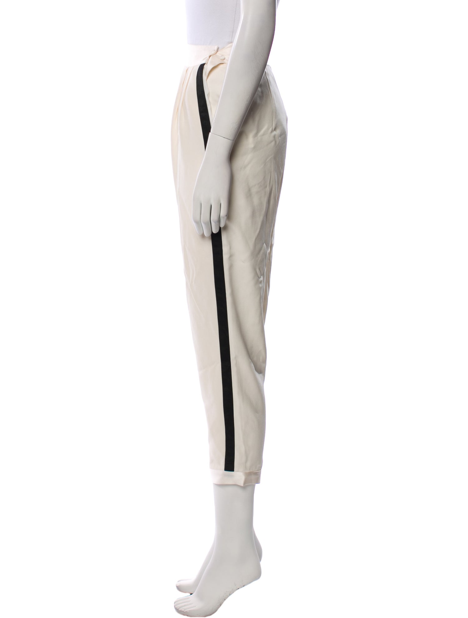 Fleur Du Mal Silk Straight Leg Pants w/ Tags