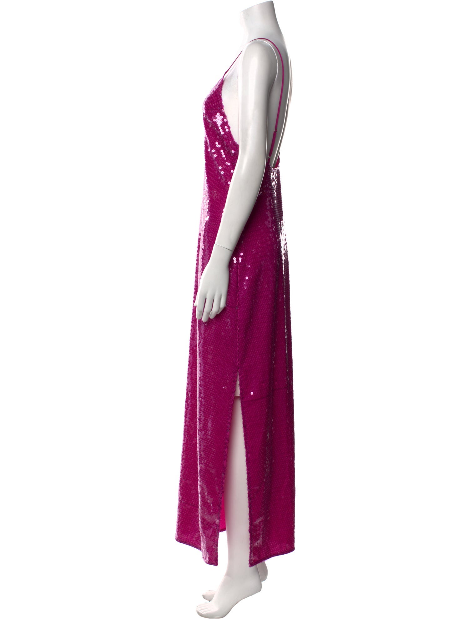 Fleur Du Mal V-Neck Long Dress