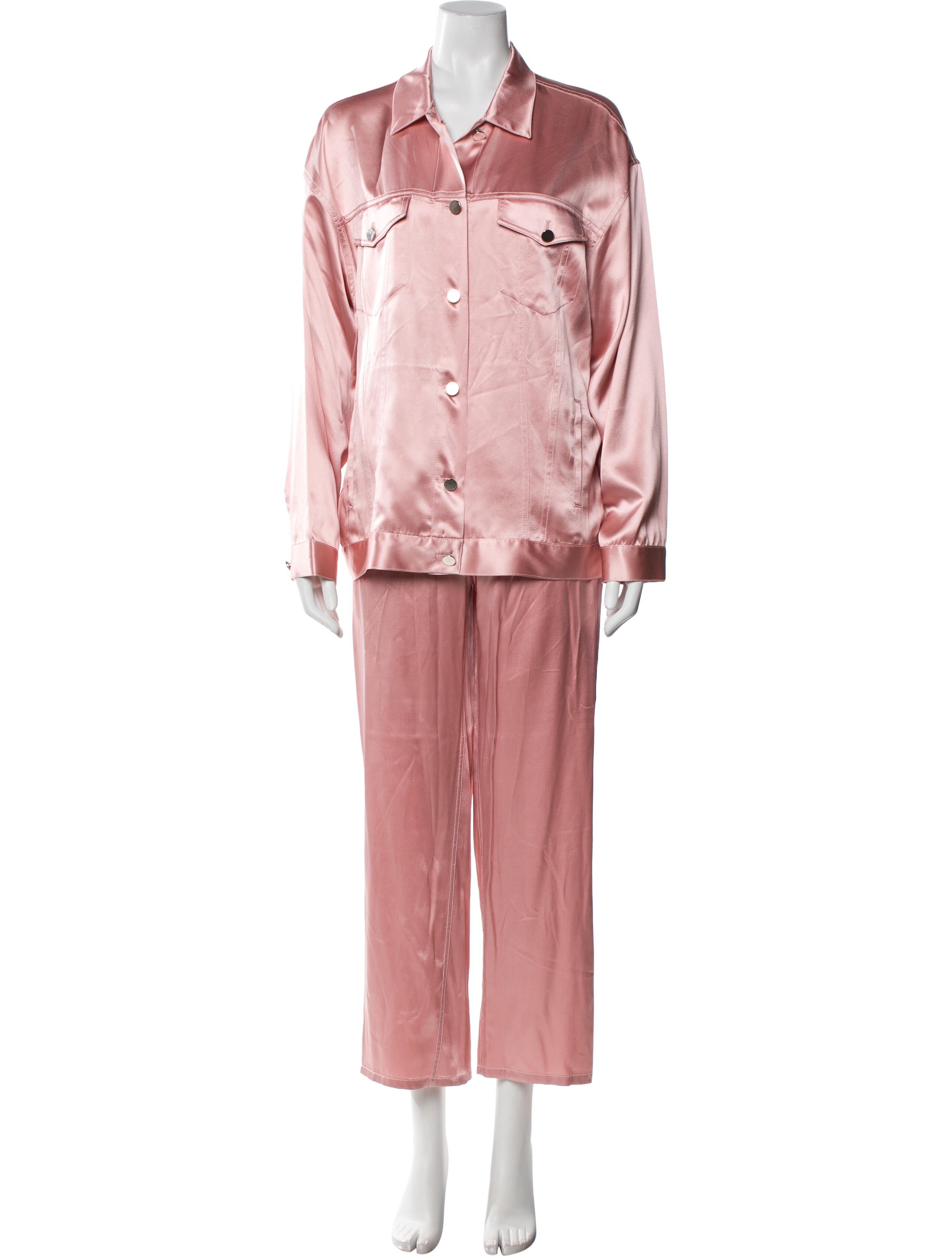 Fleur Du Mal Silk Pant Set