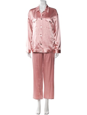 Fleur Du Mal Silk Pant Set