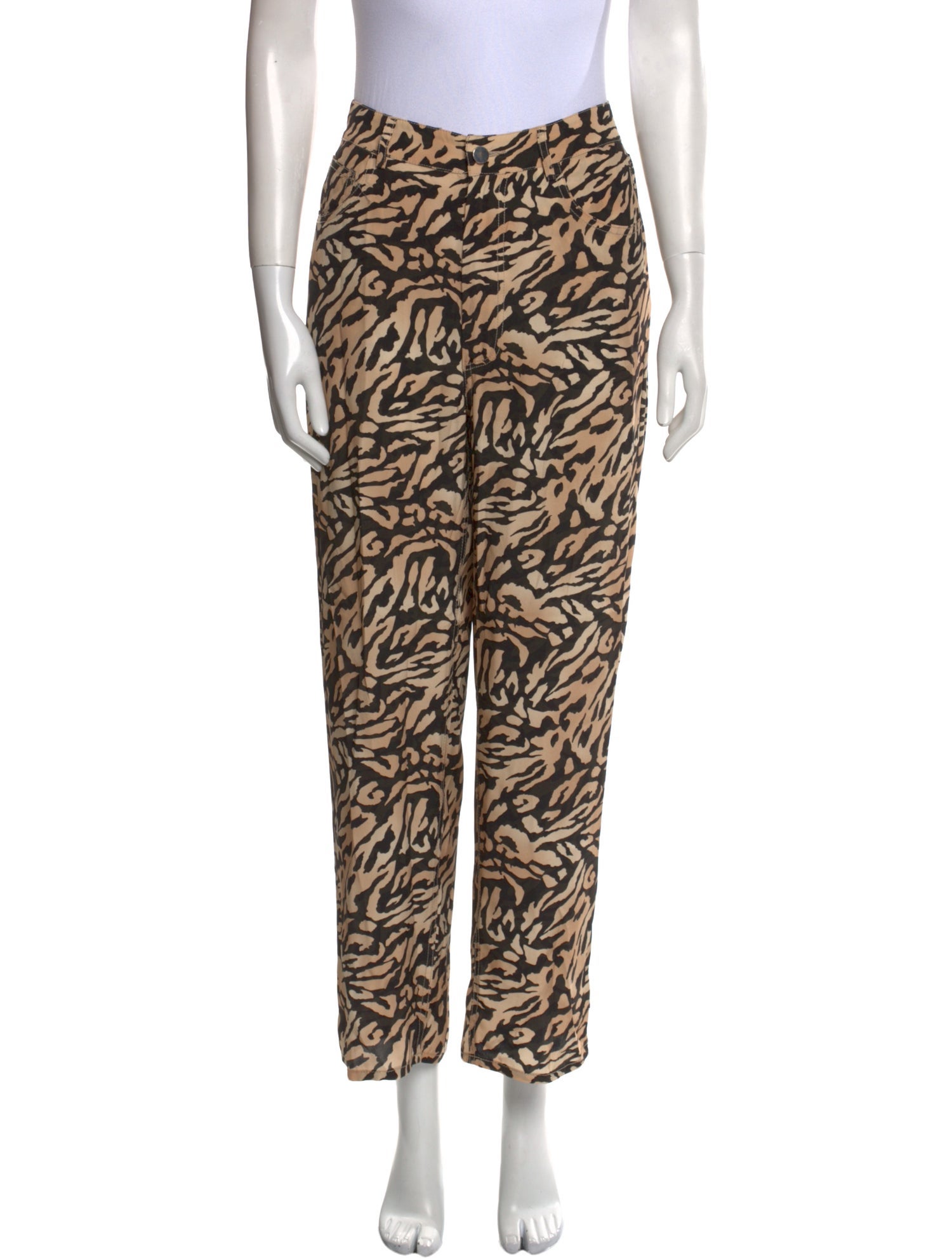 Fleur Du Mal Silk Wide Leg Pants