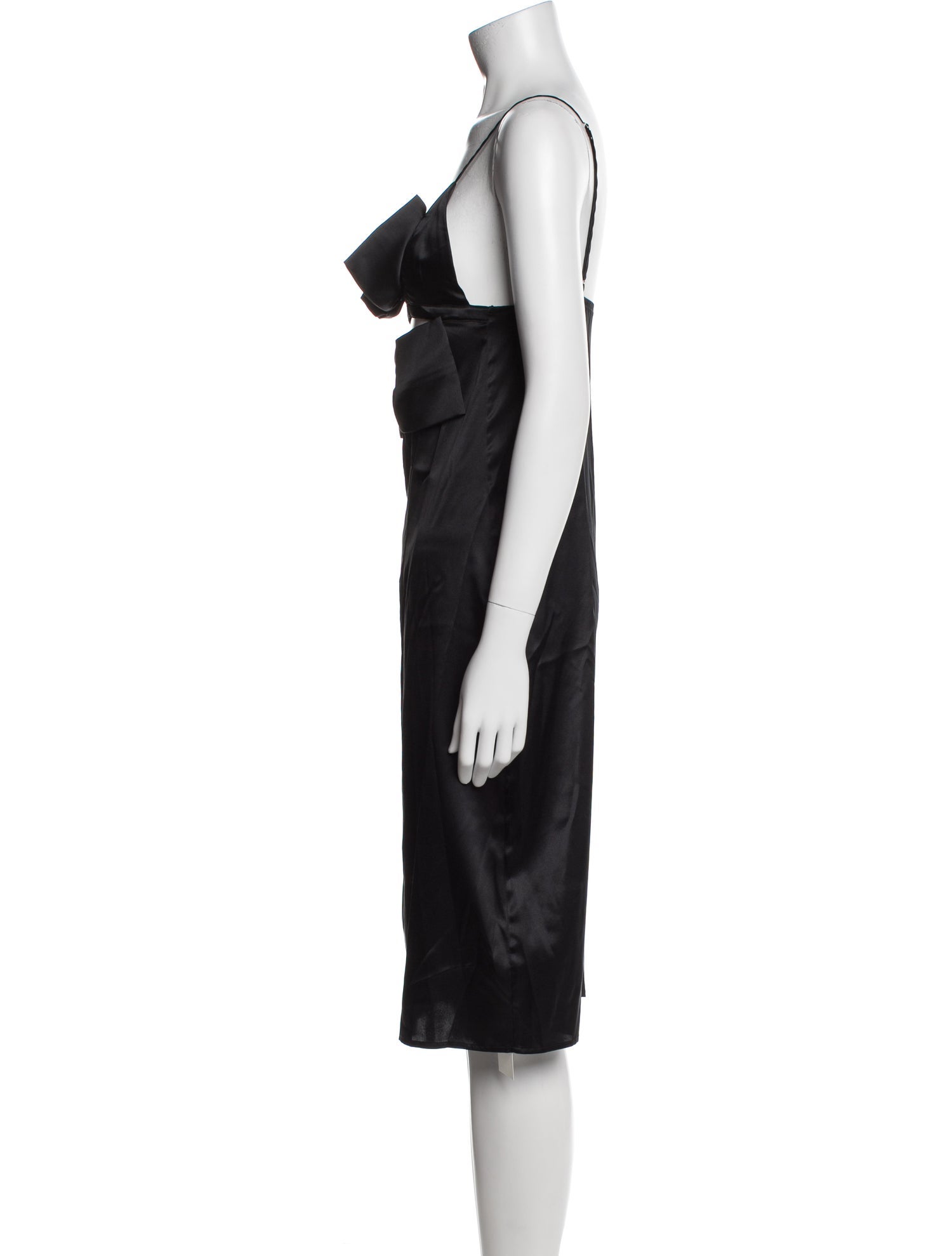 Fleur Du Mal Silk Knee-Length Dress
