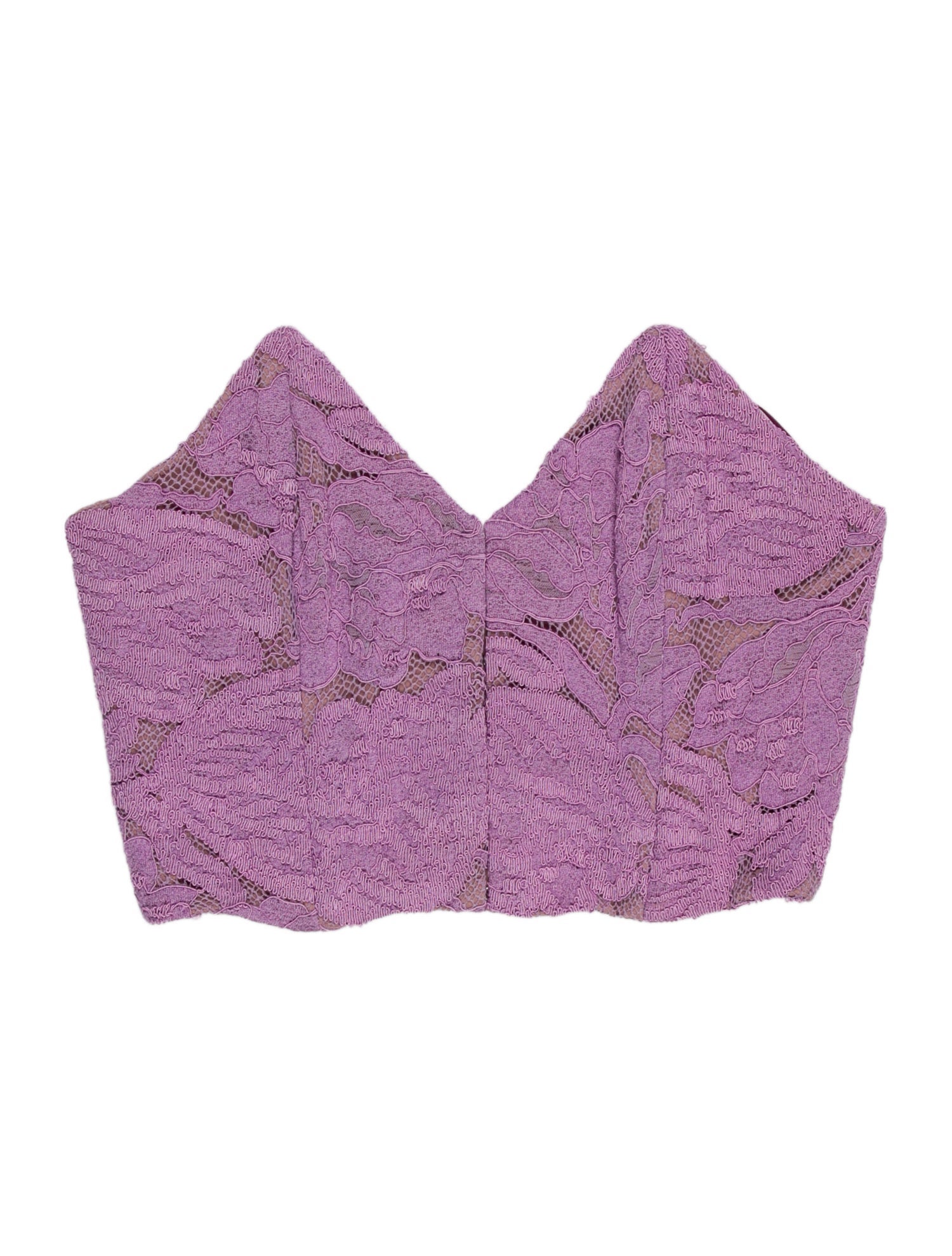 Fleur Du Mal Strapless Crop Top