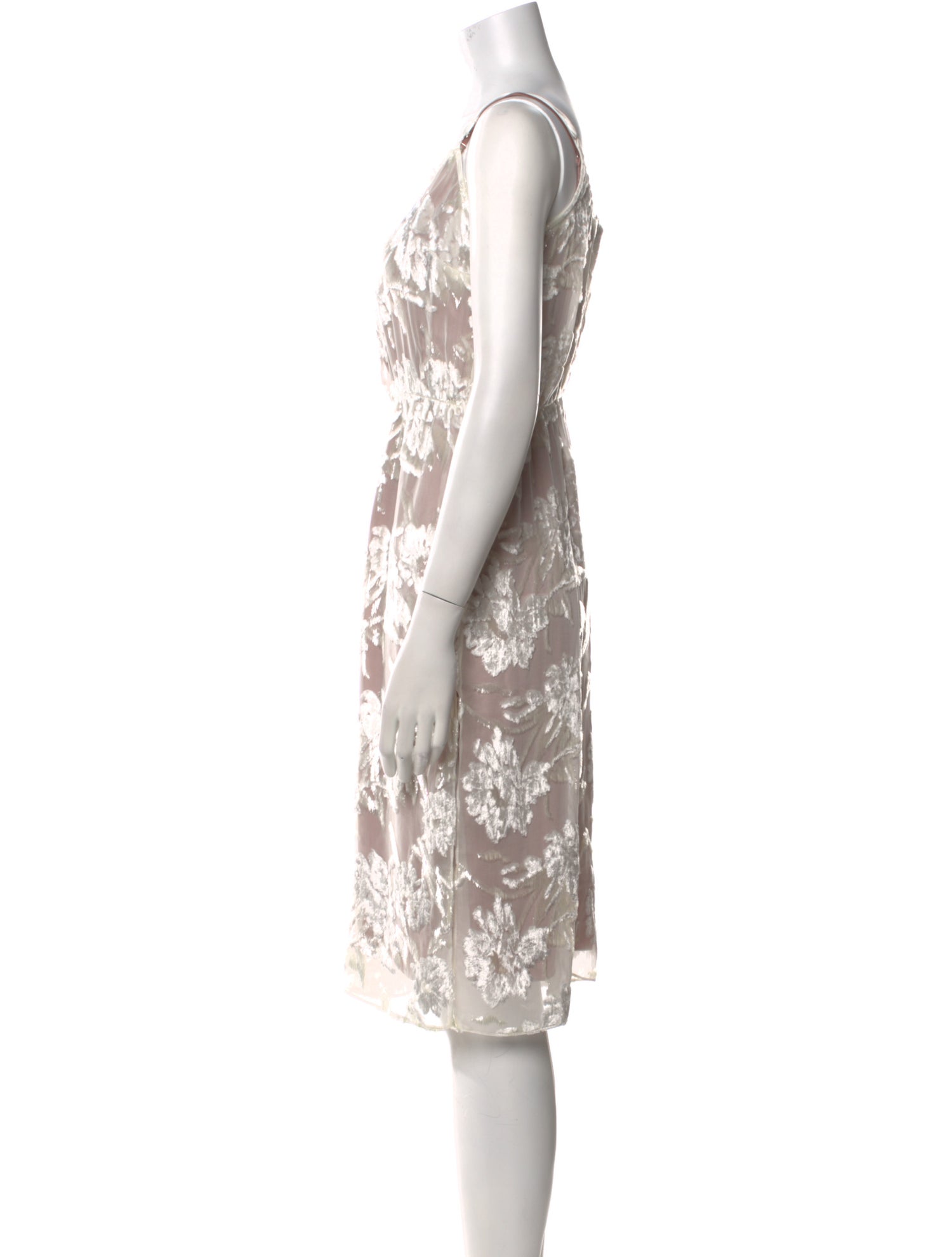 Fleur Du Mal Floral Print Midi Length Dress