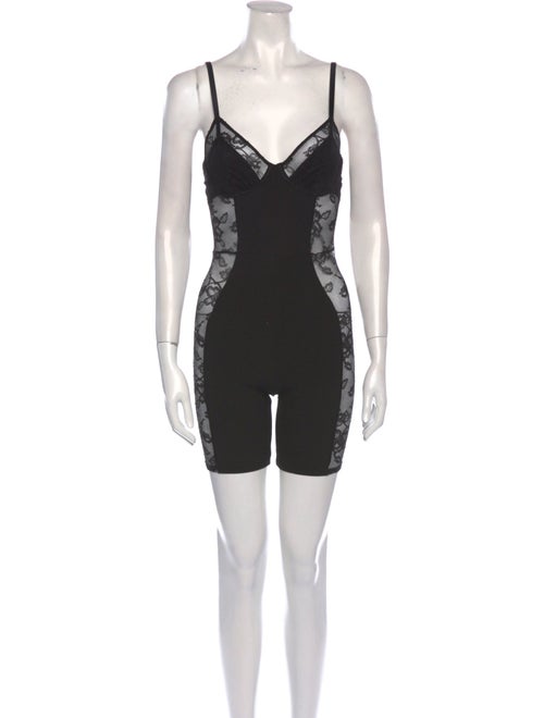 Fleur Du Mal V-Neck Romper