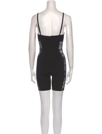 Fleur Du Mal V-Neck Romper