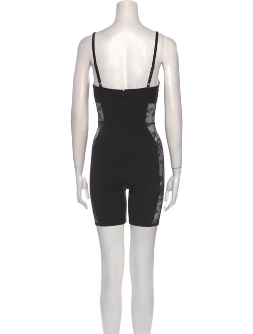 Fleur Du Mal V-Neck Romper