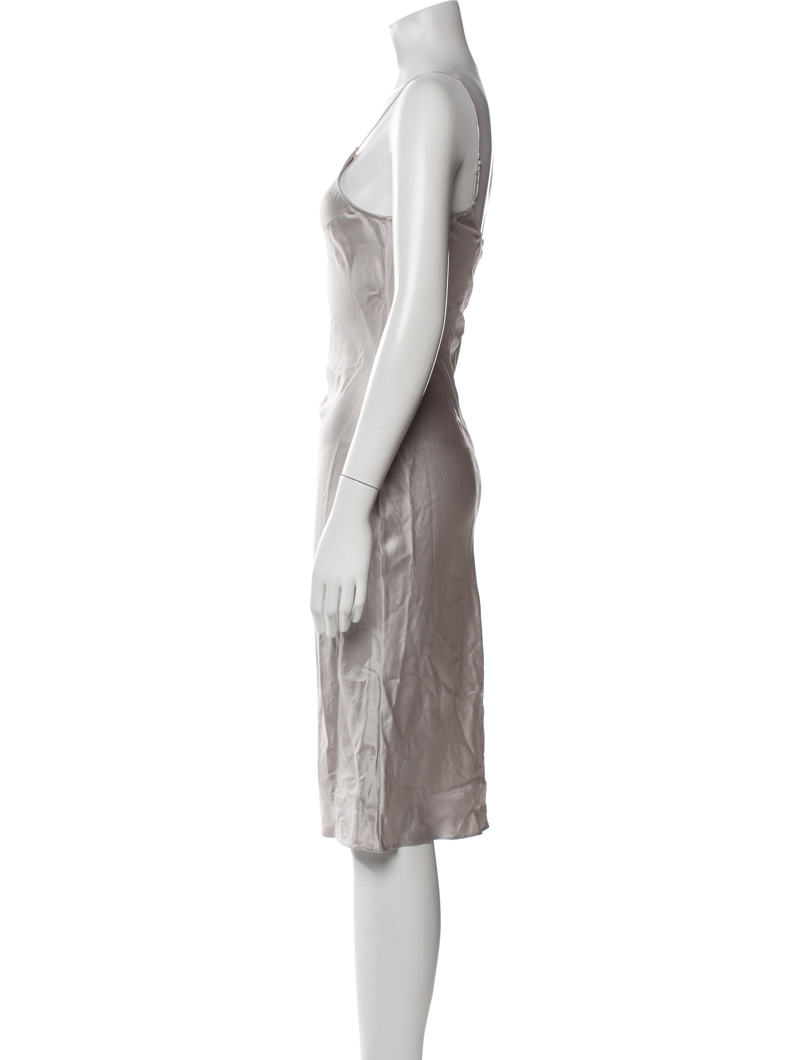 Fleur Du Mal Silk Knee-Length Dress