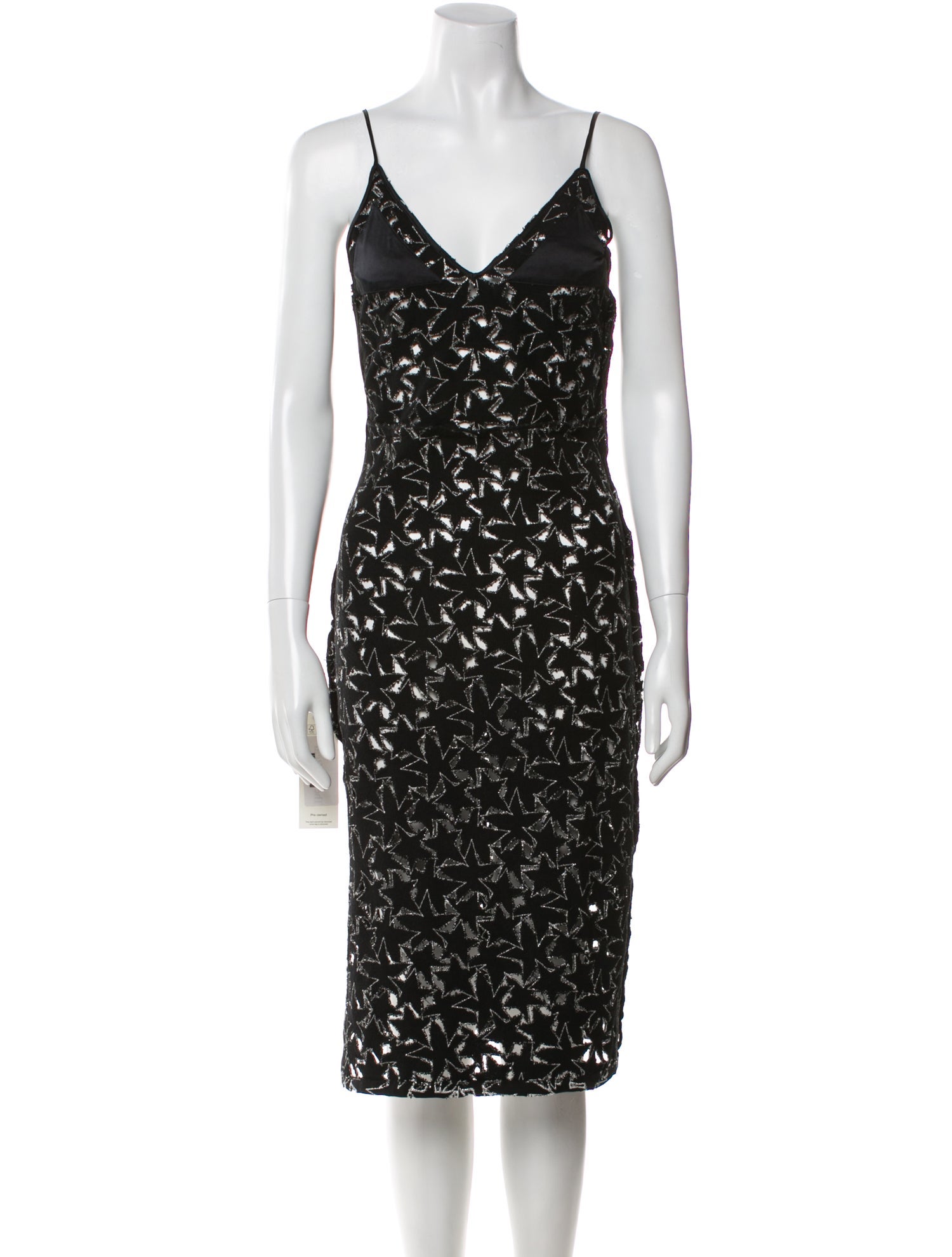 Fleur Du Mal Lace Pattern Knee-Length Dress